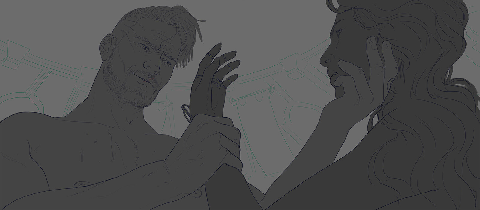 Clean lineart planning.