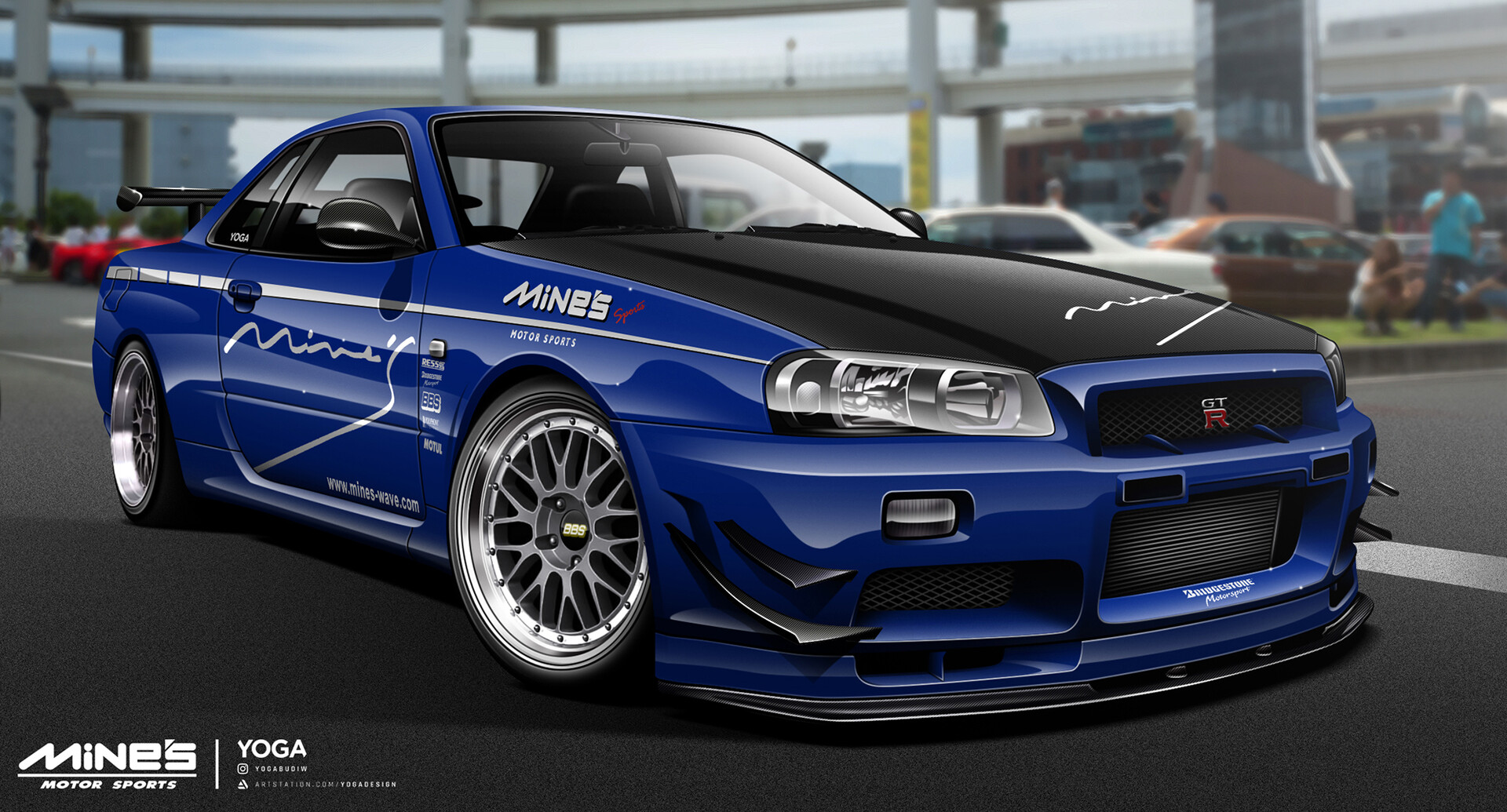 Nissan Skyline GTR r34 mines