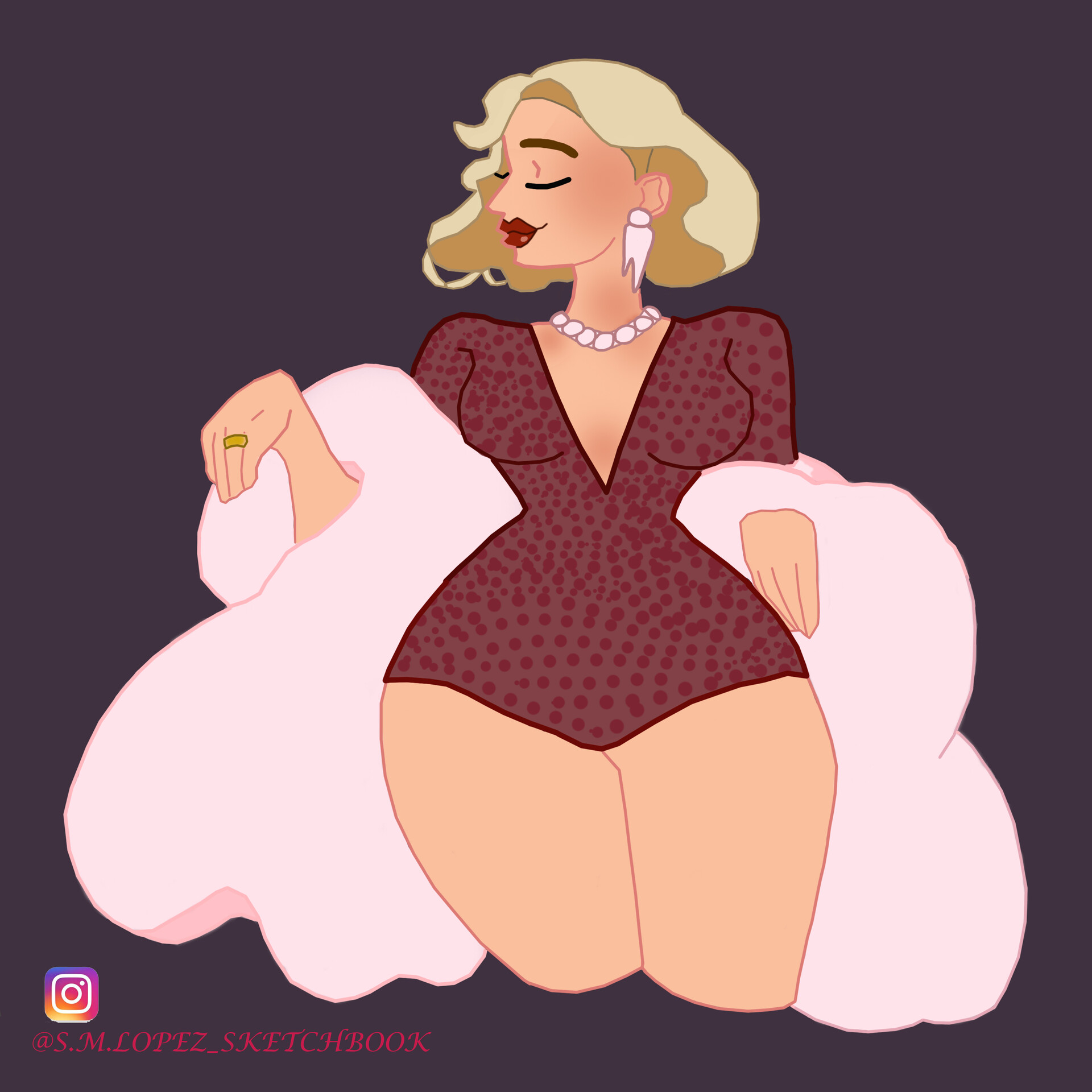 Artstation Marilyn Monroe Diamonds Are Girl S Best Friend