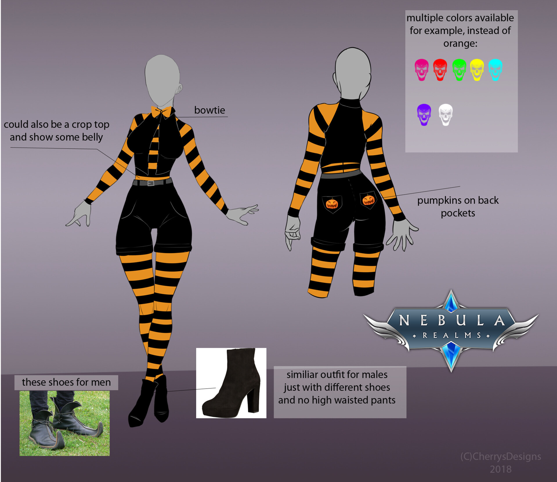 Outfit Designs Best Digital Tailor In Town Concept Art For Nebula Realms