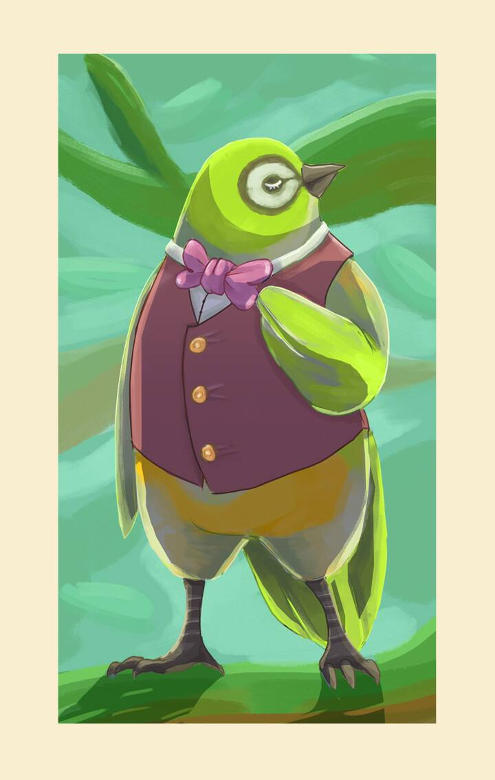 Business Card Front A: Waxeye