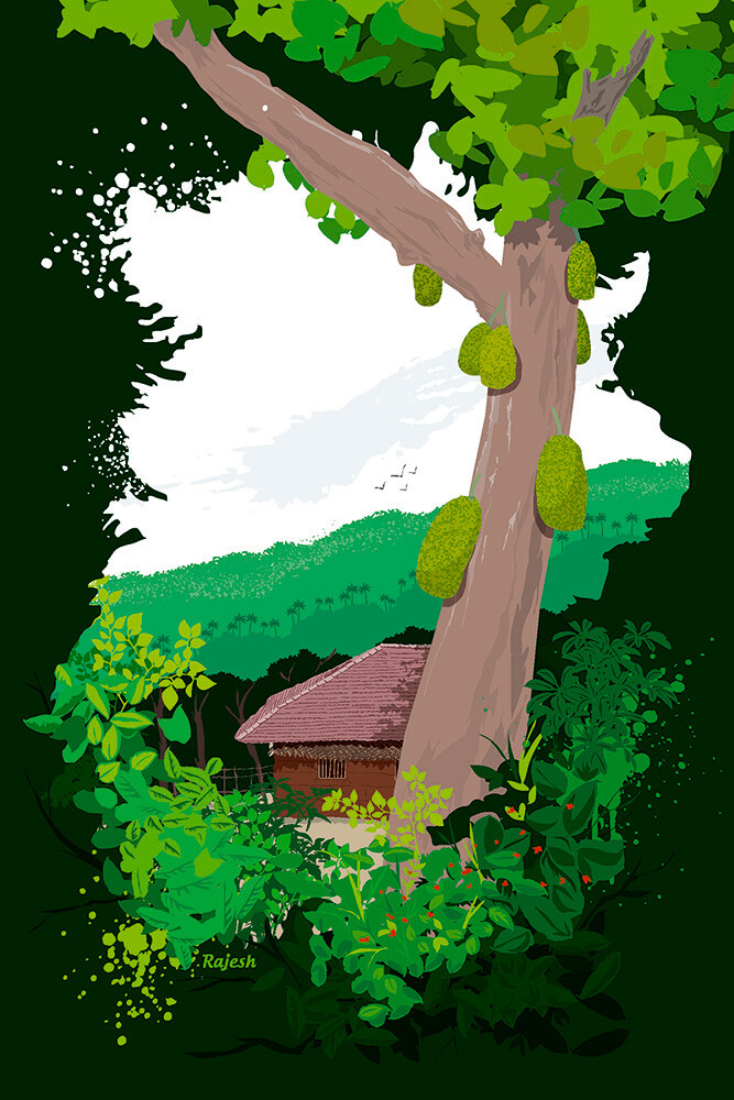 Rajesh R Sawant The Jackfruit tree konkan