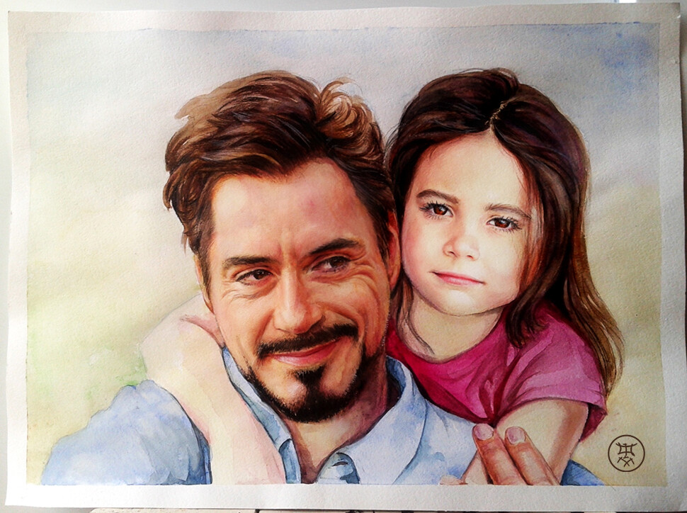 Artstation Daddy And Daughter Maria Holic