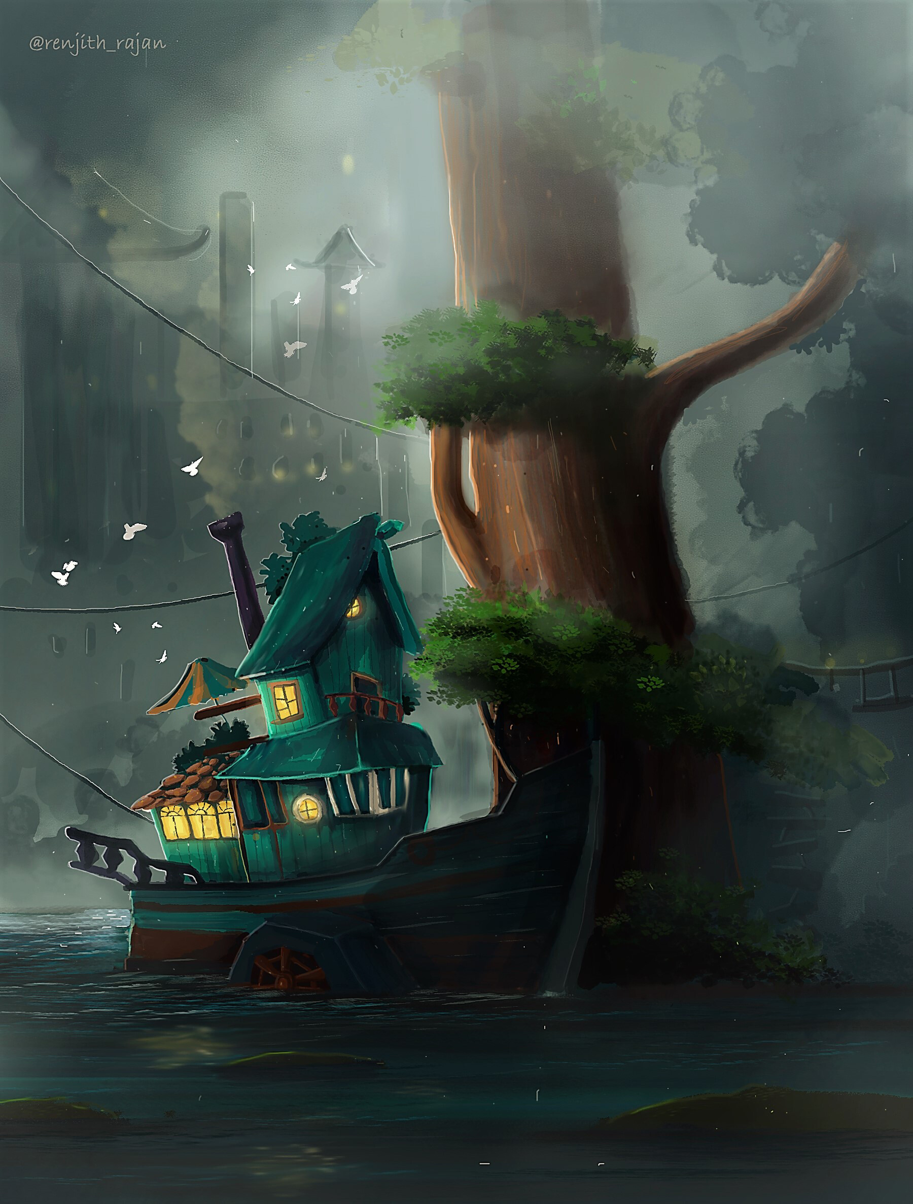 Artstation Digital Painting Concept Art Renjith Rajan