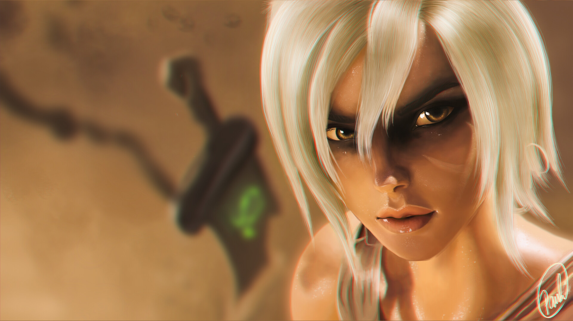 Artstation Fanart Riven The Exile League Of Legends Paulymorphed