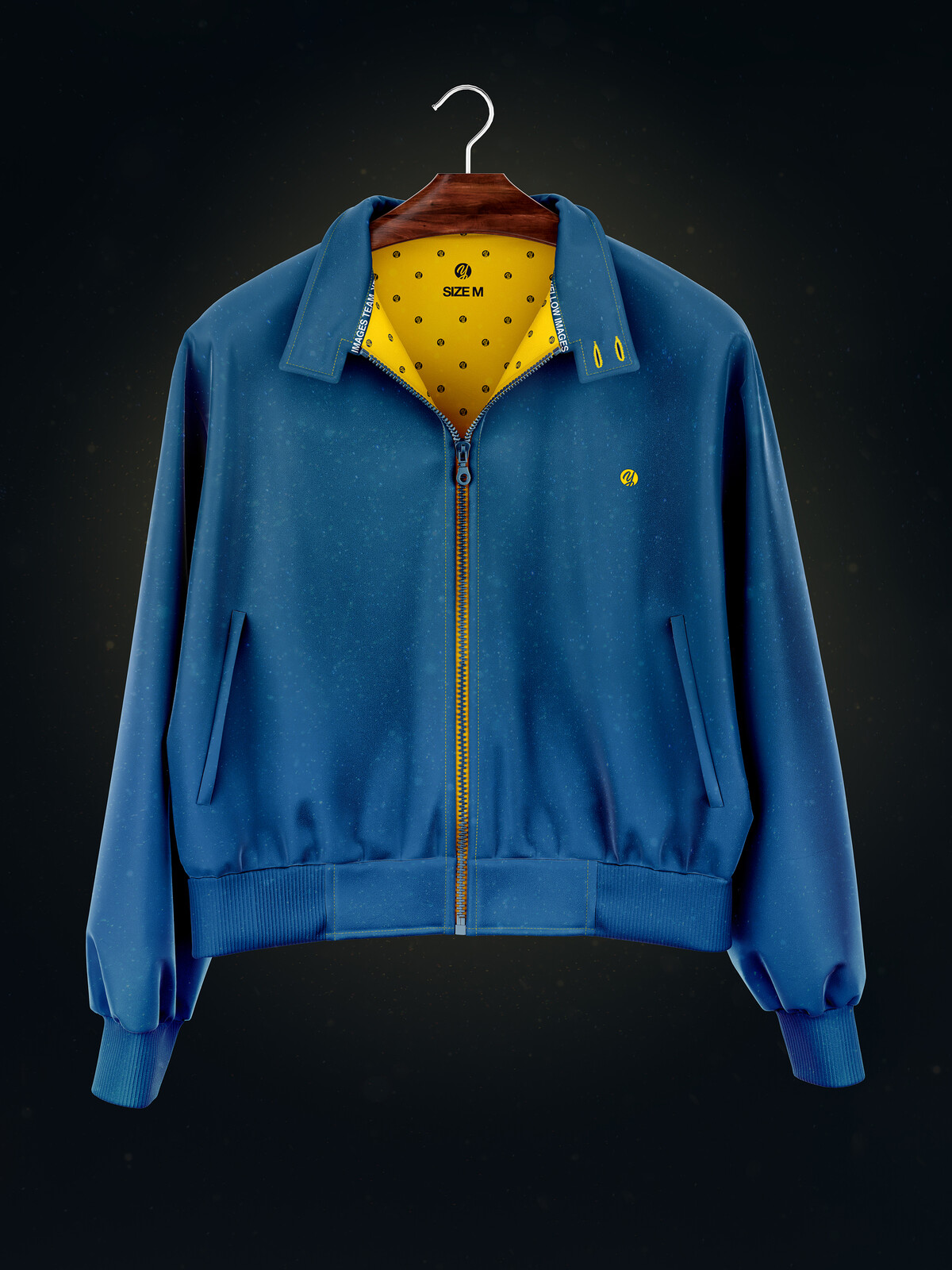 Anna Mierzejewska Harrington Jacket mockup