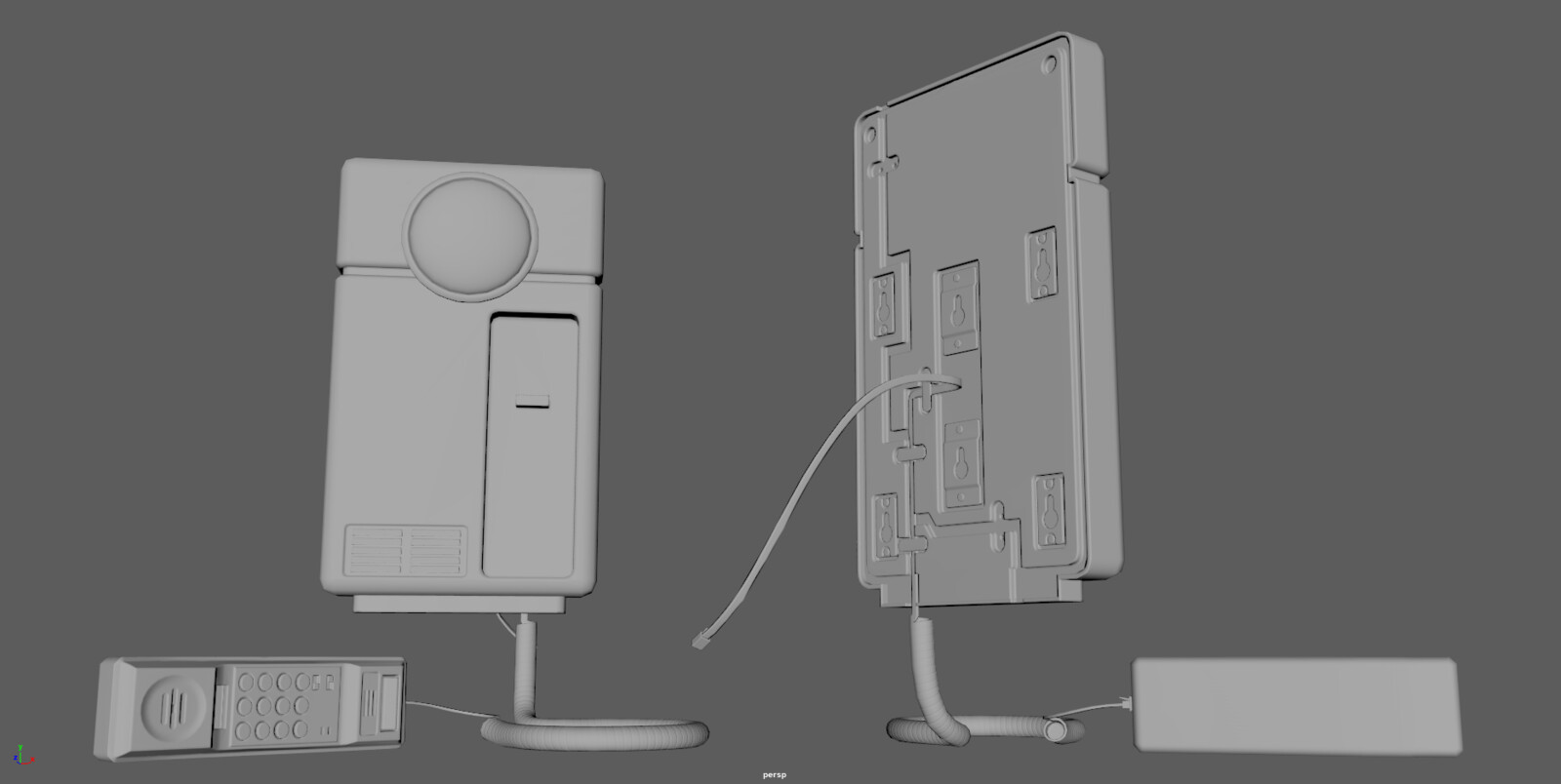 In Maya with normal map applied 
