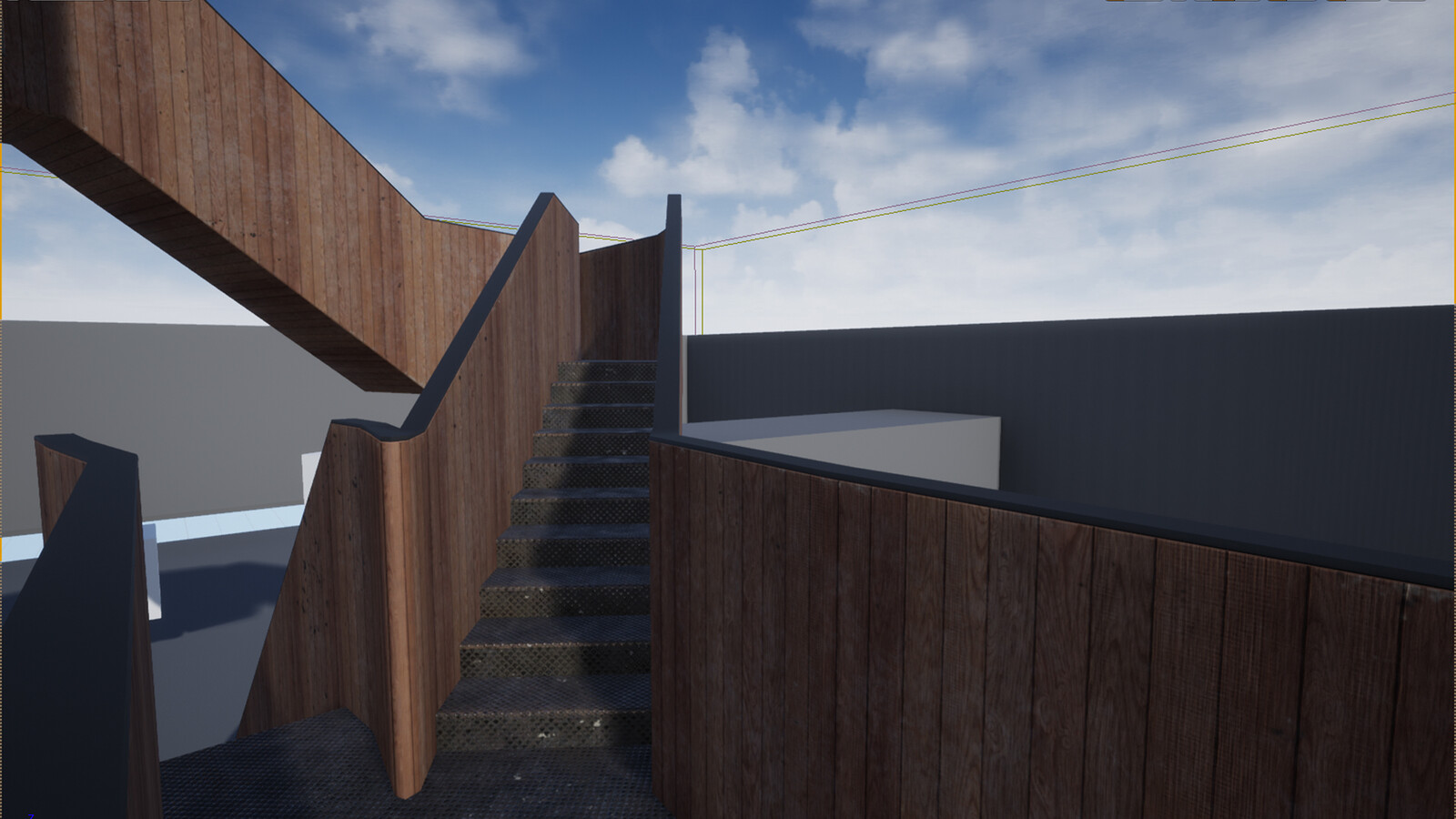 Initial tests of staircase.