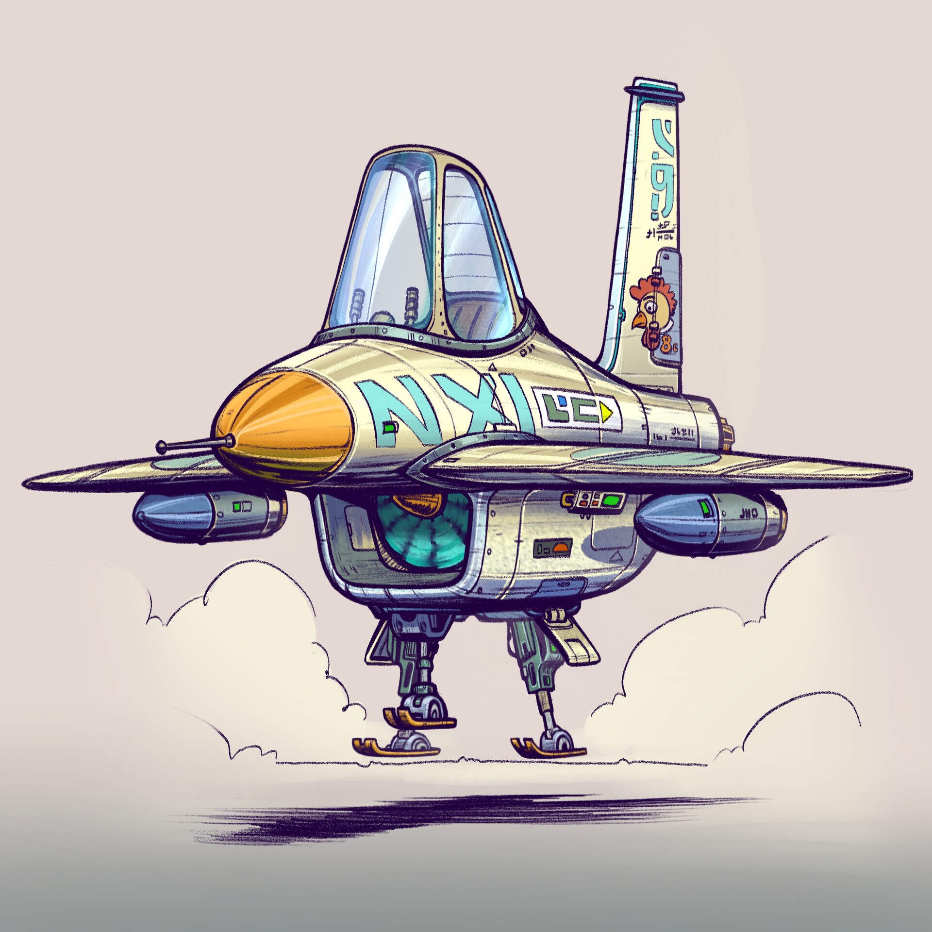 ArtStation - Fighter Jet