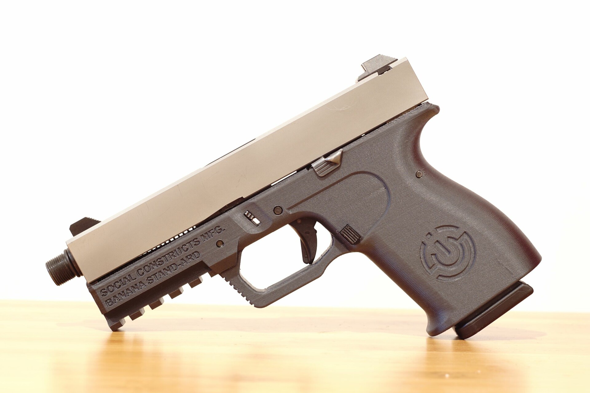 3D Printed Glock 19, Pistol Design.