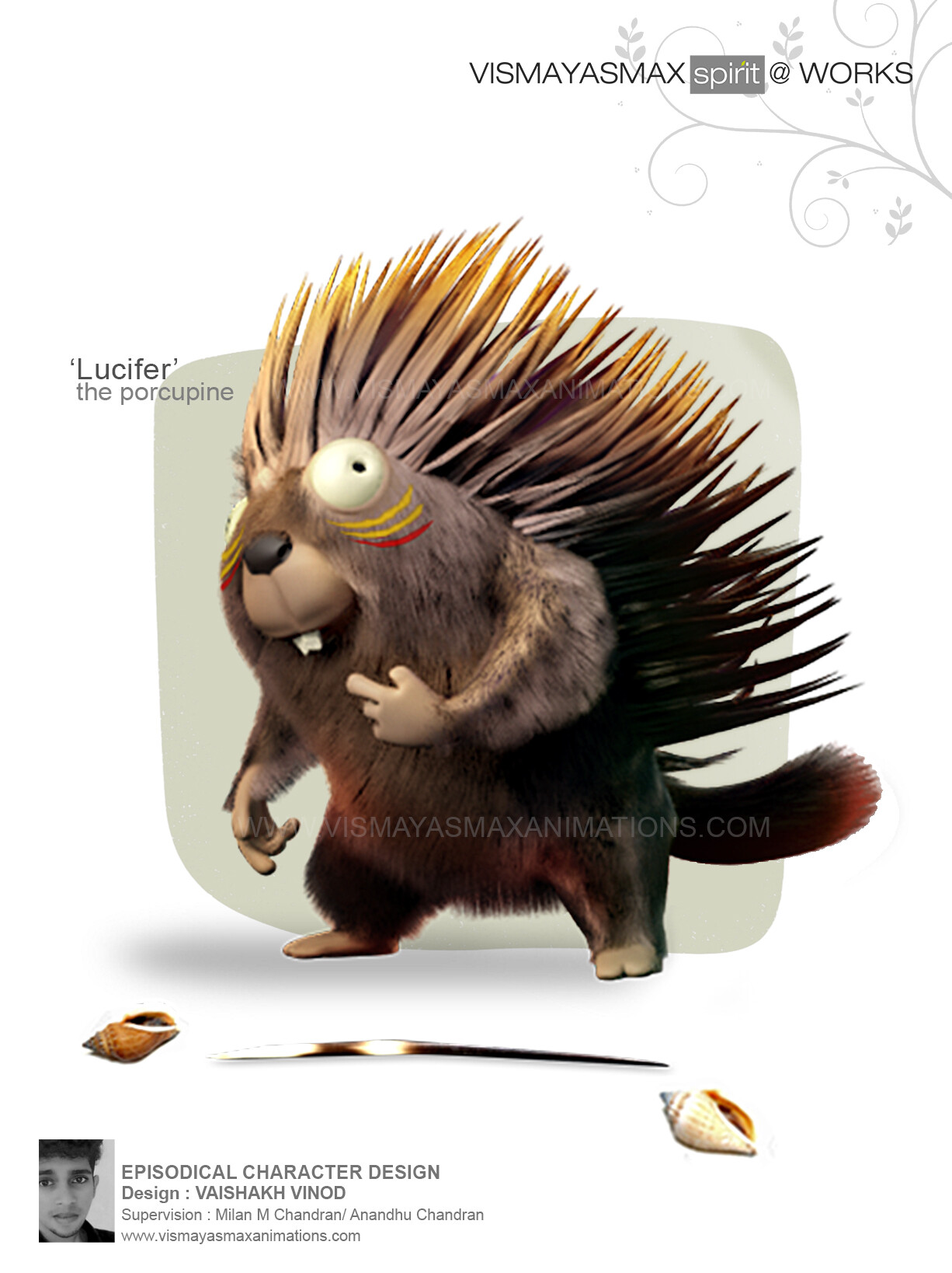 Vaishakh Vinod Lucifer The Porcupine Animation Character Design 3d Want to discover art related to porcupine? vaishakh vinod lucifer the porcupine