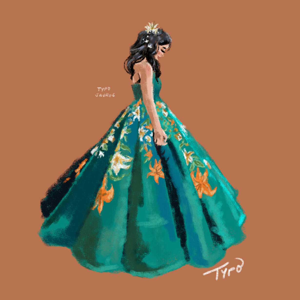 ArtStation - gown by ciara, typosaurus