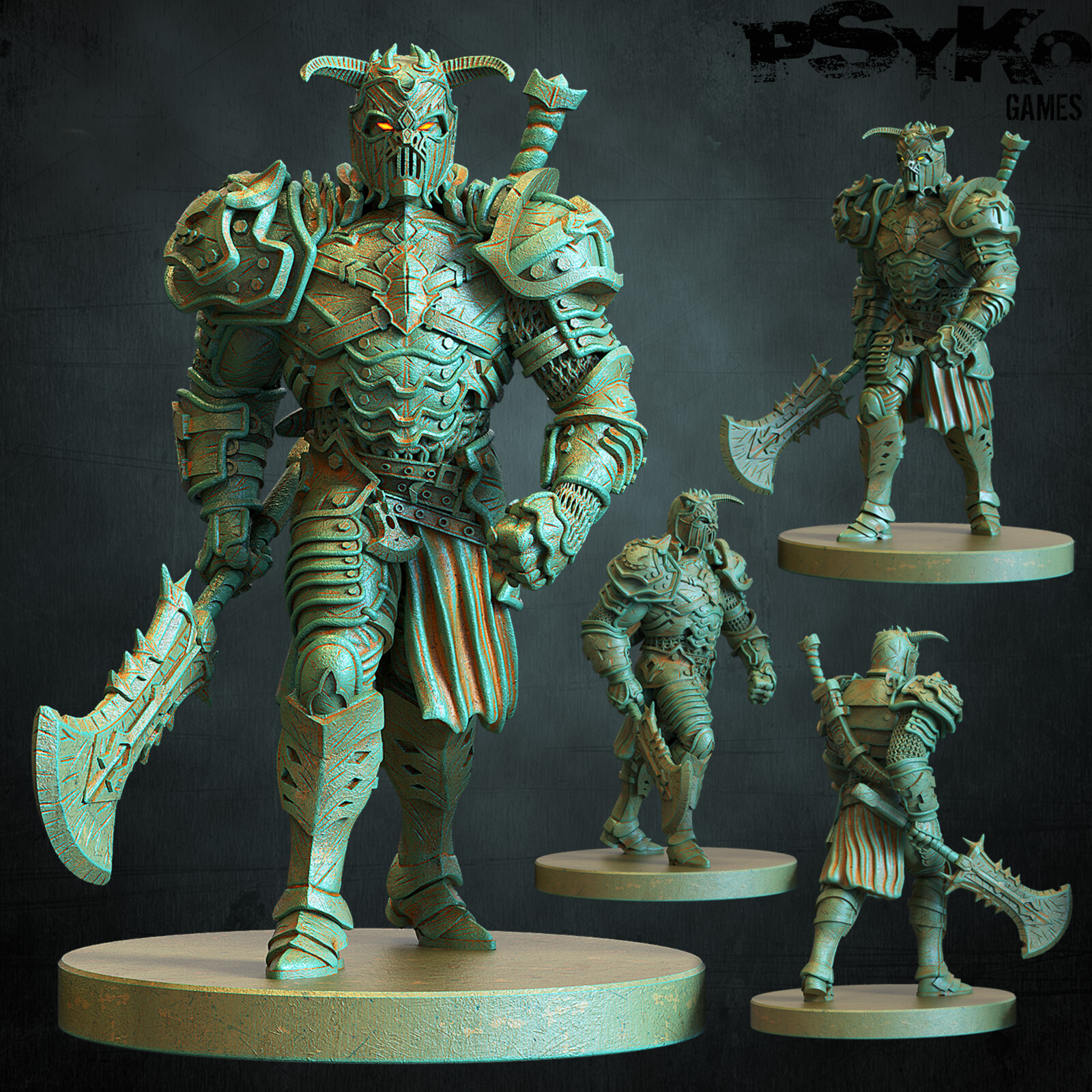 Shattered Chaos boardgame miniatures - Brute
