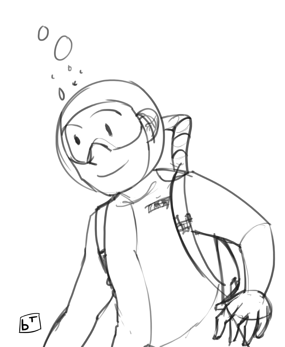 Brandon Toney Scuba Diver Drawing Series Learn how to draw scuba diver pictures using these outlines or print just for coloring. brandon toney scuba diver drawing series