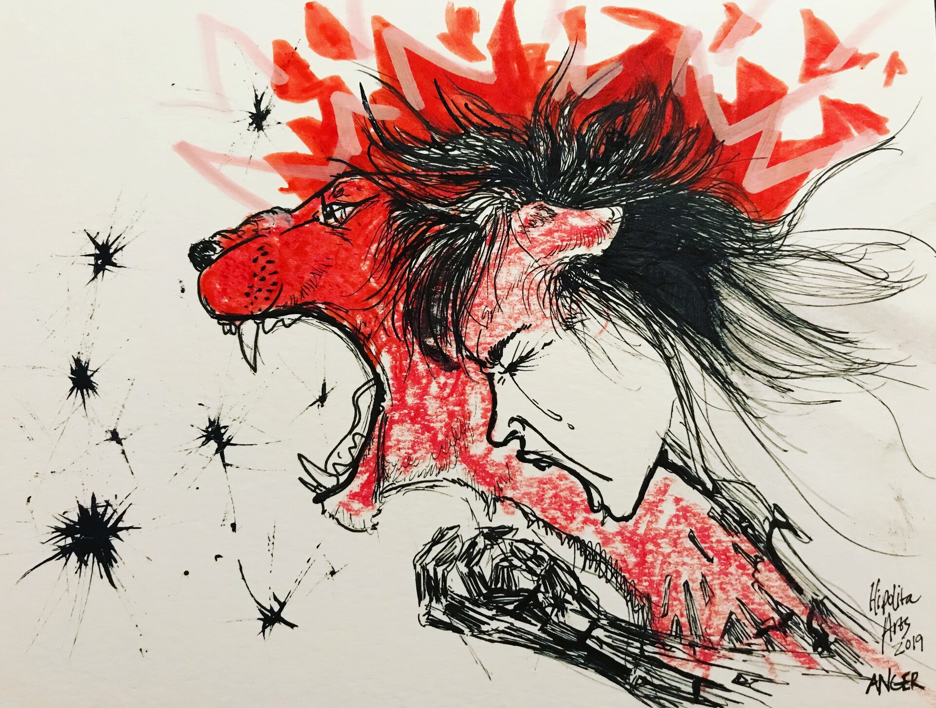 ArtStation - Emotions in Ink