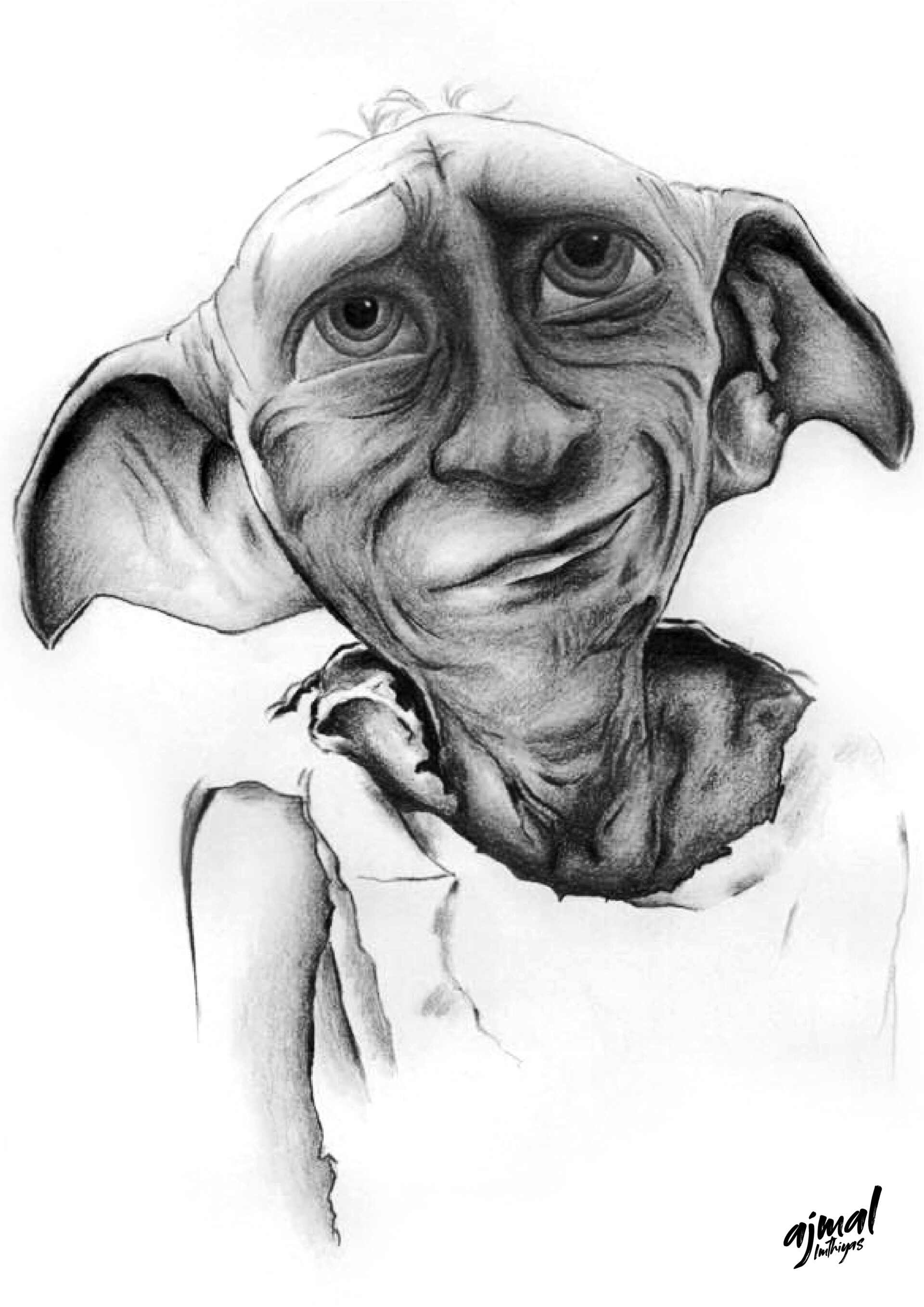 Dobby, the free-elf! #Sketch27 – A HEAD FULL OF DREAMS