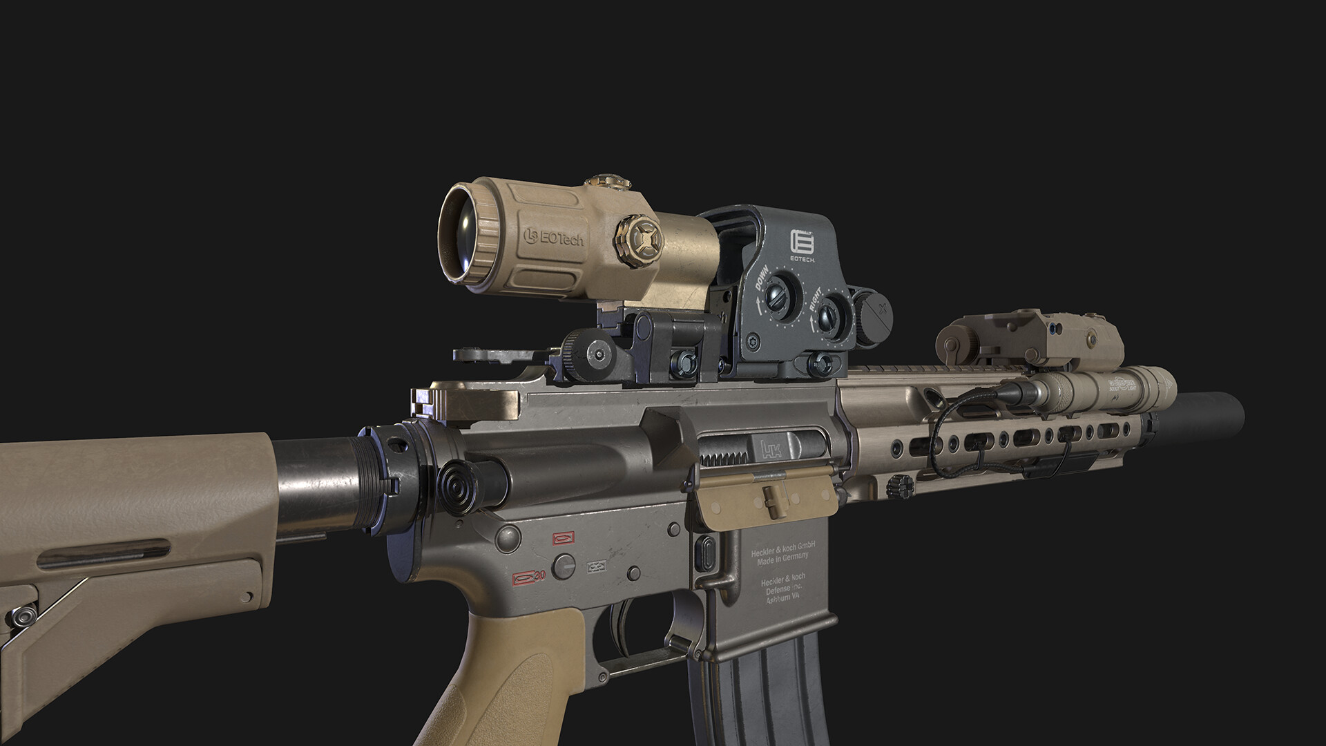 HK416D CAG , Palakis.