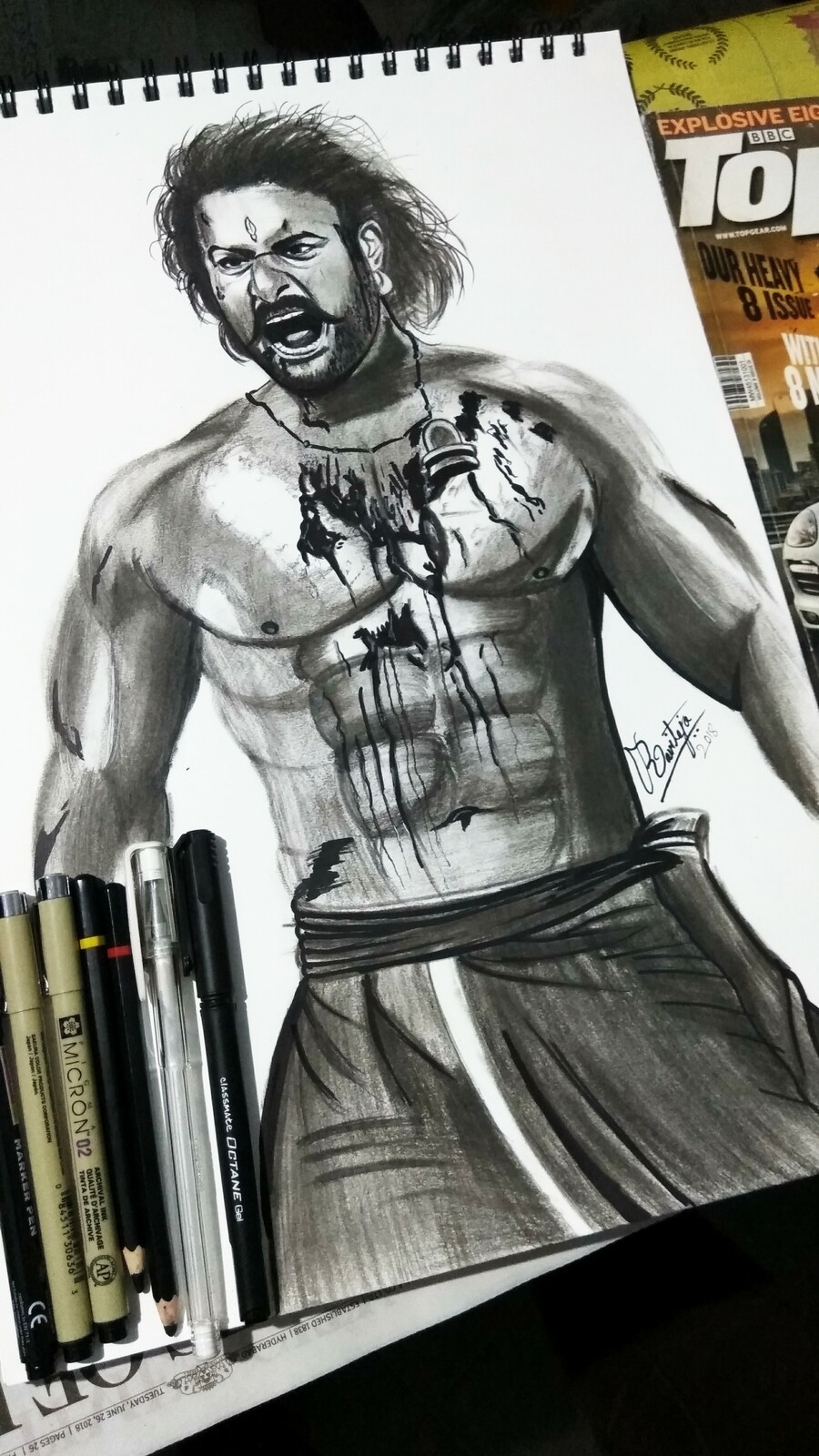 Artstation Bahubali Prabhas Drawing Ravi Teja Finishing touches complete a pencil drawing of your picture sketch practicing transform your photo into a quick sketch made by an artist drawing and. bahubali prabhas drawing ravi teja