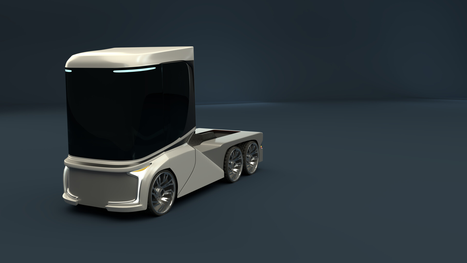 ArtStation Semitruck design