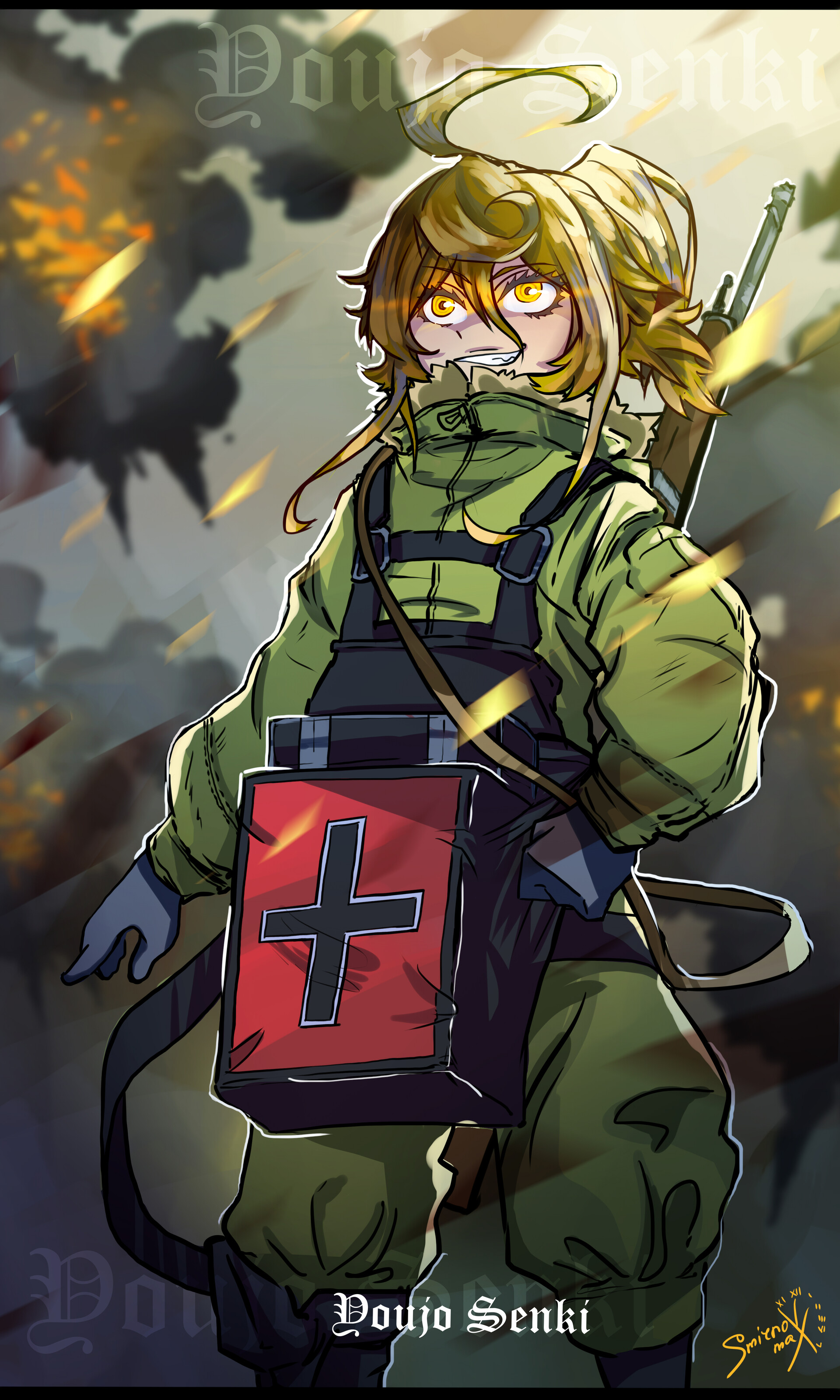 Get Wallpaper Artstation Tanya Degurshaff Youjo Senki Cat And Fox Smirnov Max HD