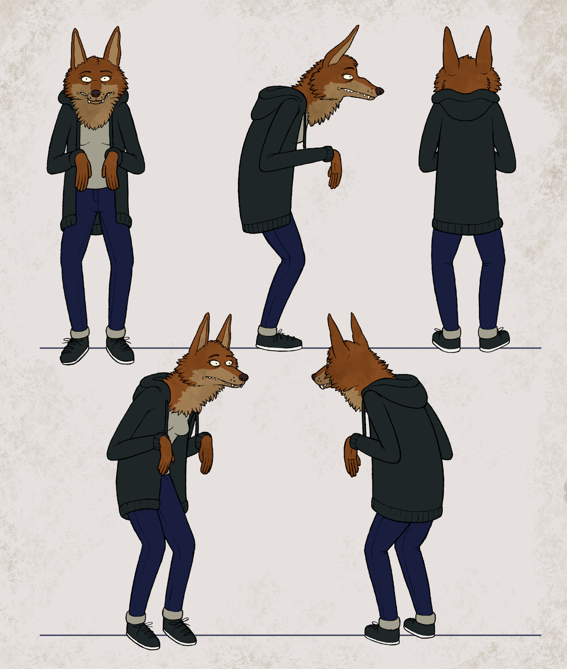 Artstation Fake Bojack Horseman Character Dominique Vaillancourt