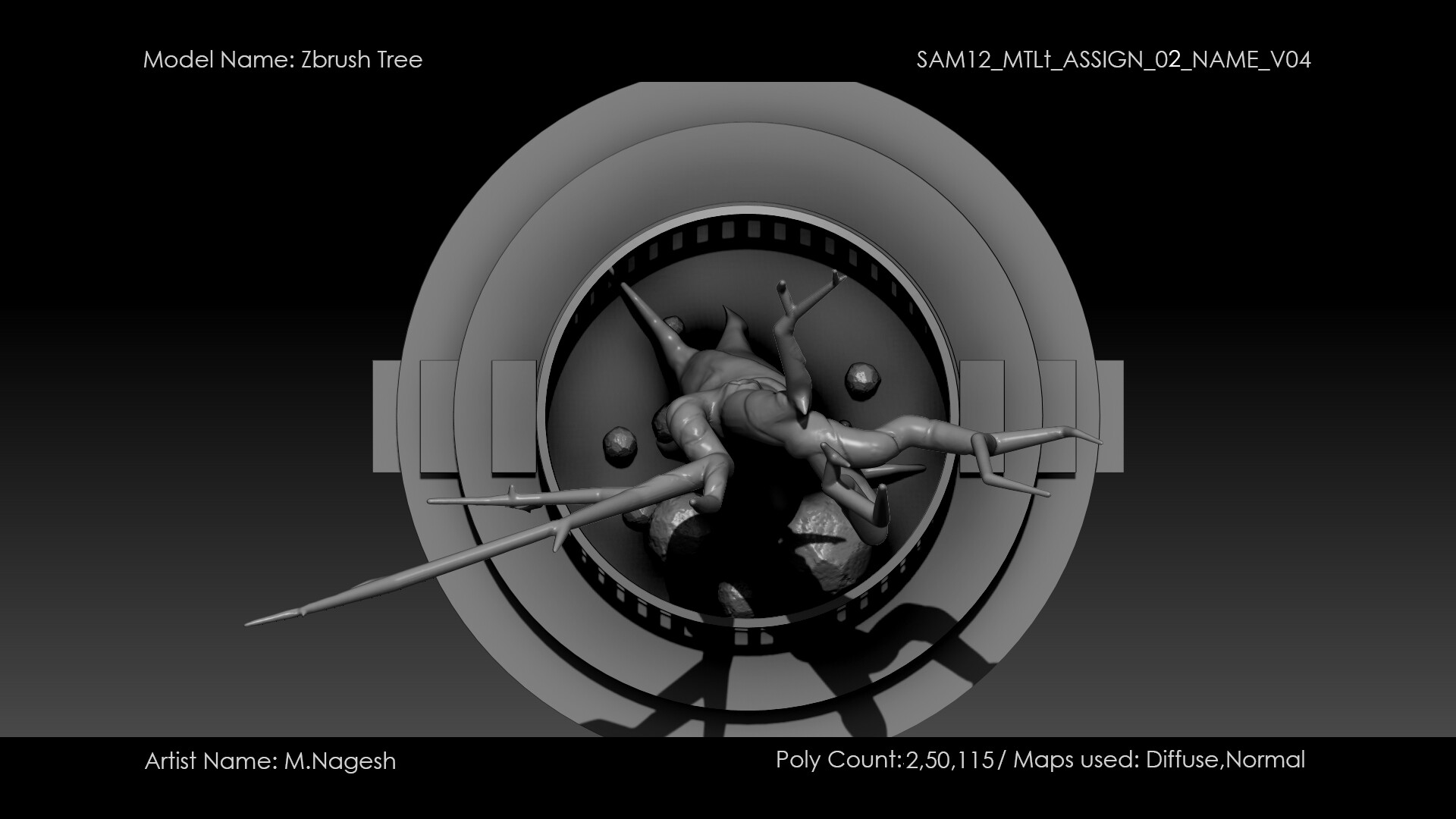 Artstation Dried Tree Nagesh M