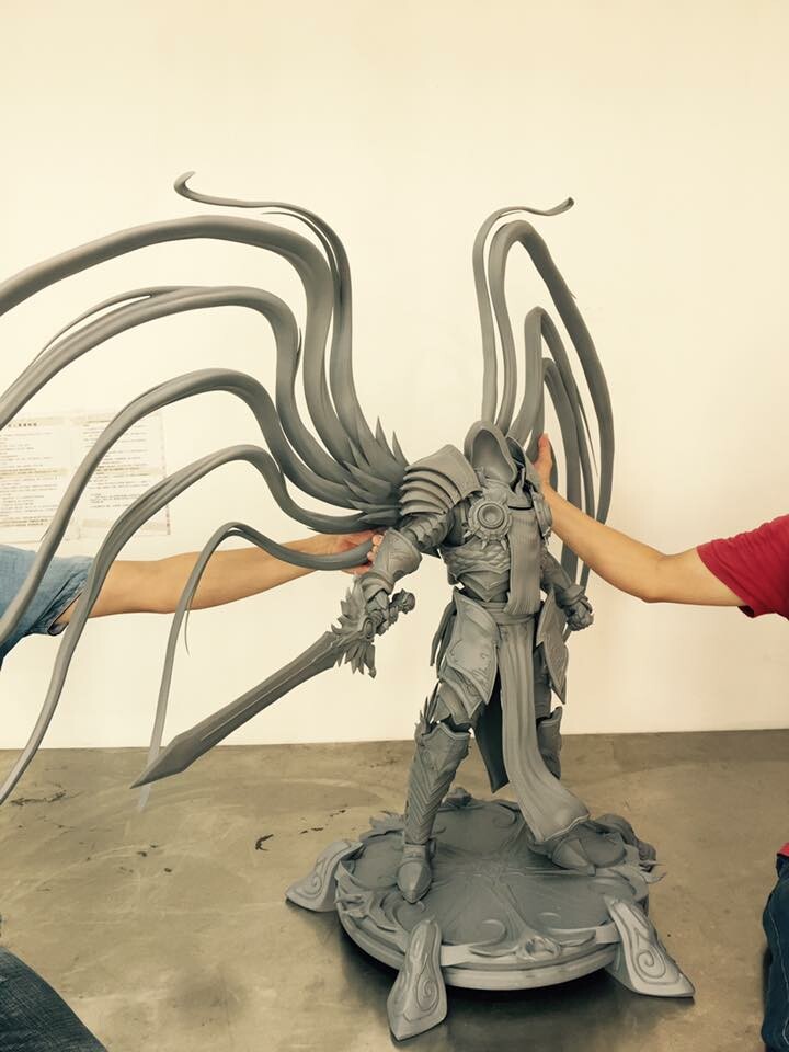 Artstation Tyrael Statue Stivens Trujillo Sanchez