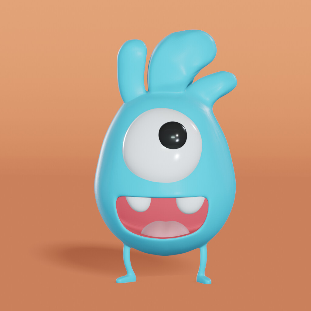 ArtStation - Cute Character - Blender 3D