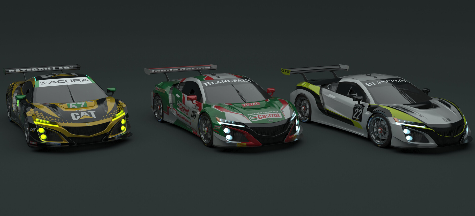 Honda nsx deals gt3 blancpain