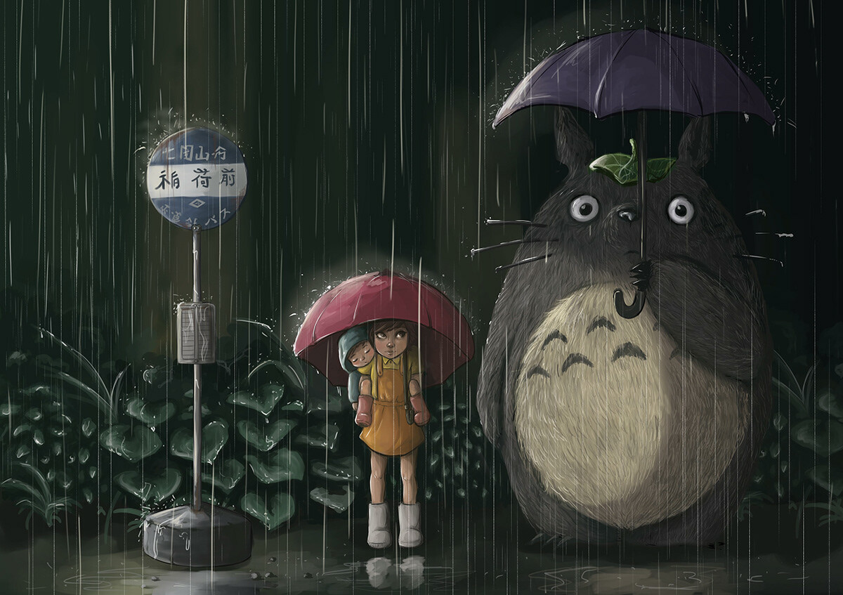 ArtStation - Fan Art Totoro