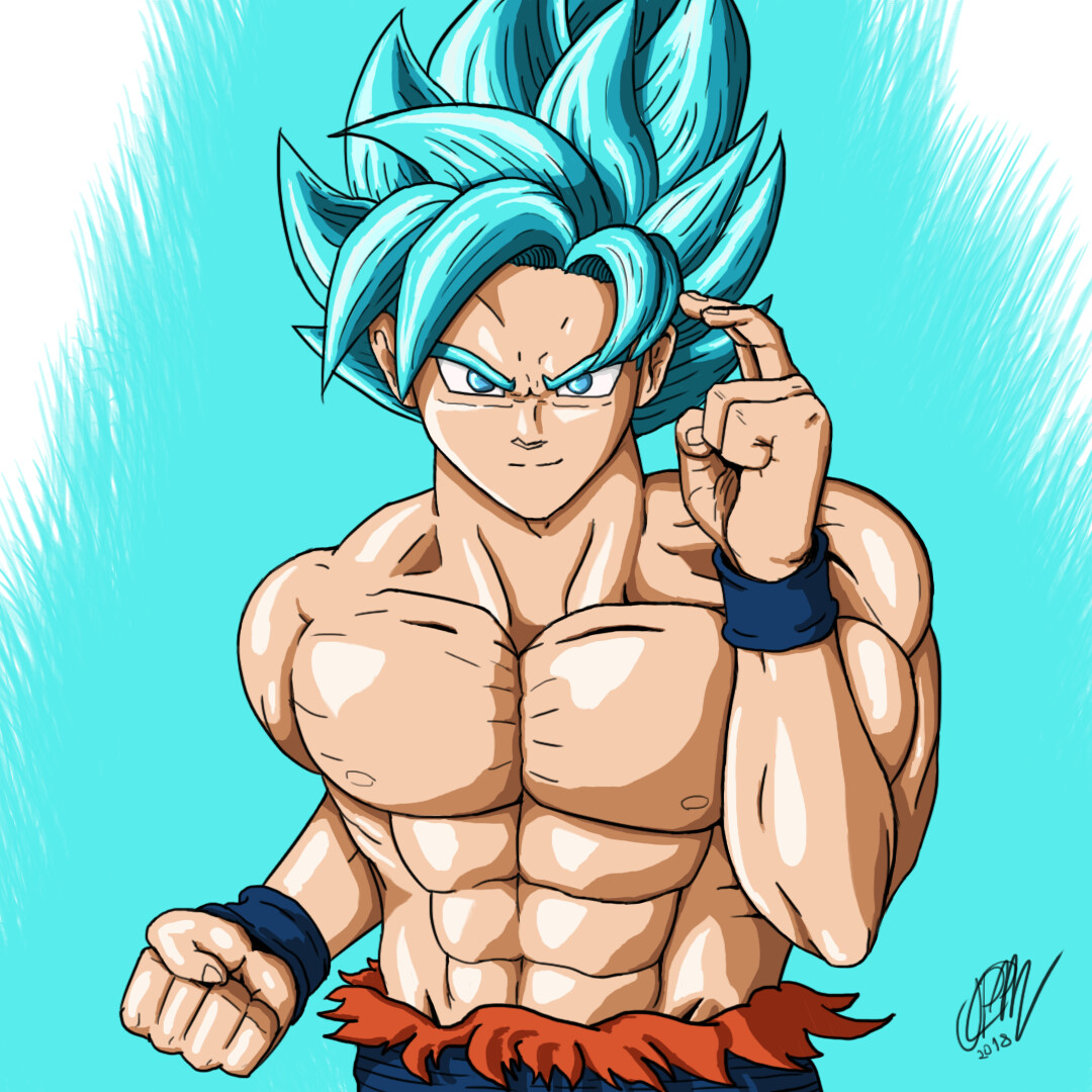 Goku Super Sayajin - Desenho de gabrieljbr - Gartic