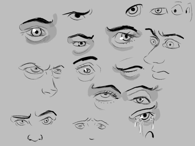 ArtStation - Eye studies