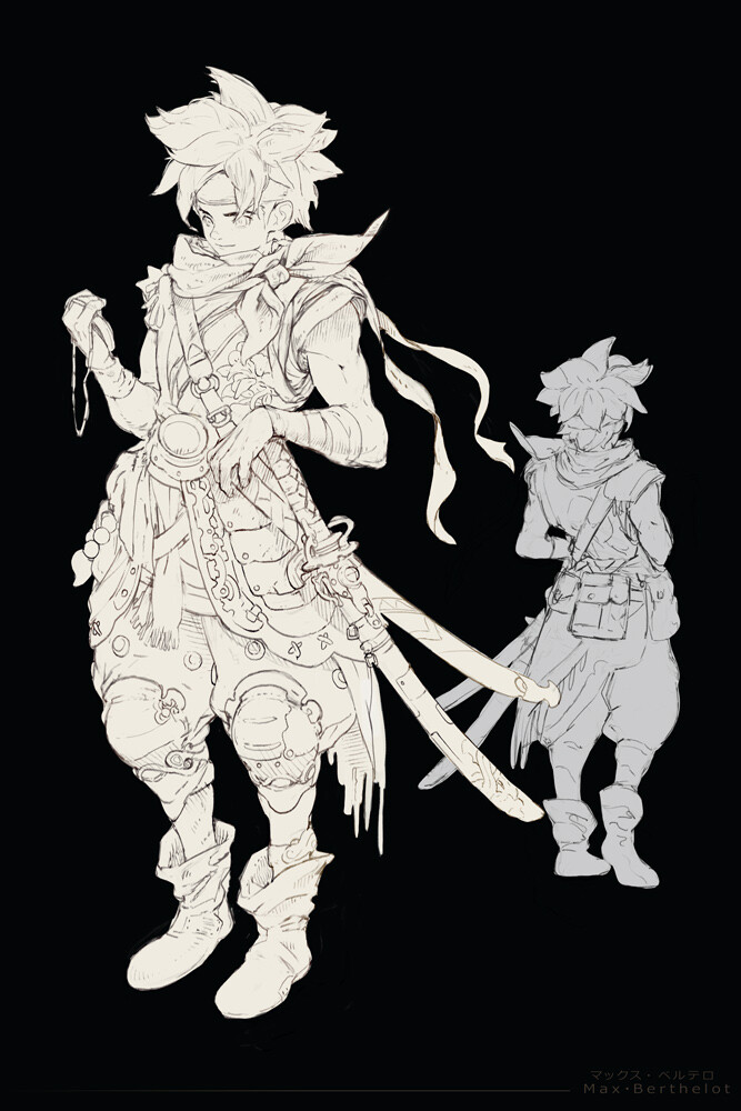ArtStation Chrono Trigger Crono