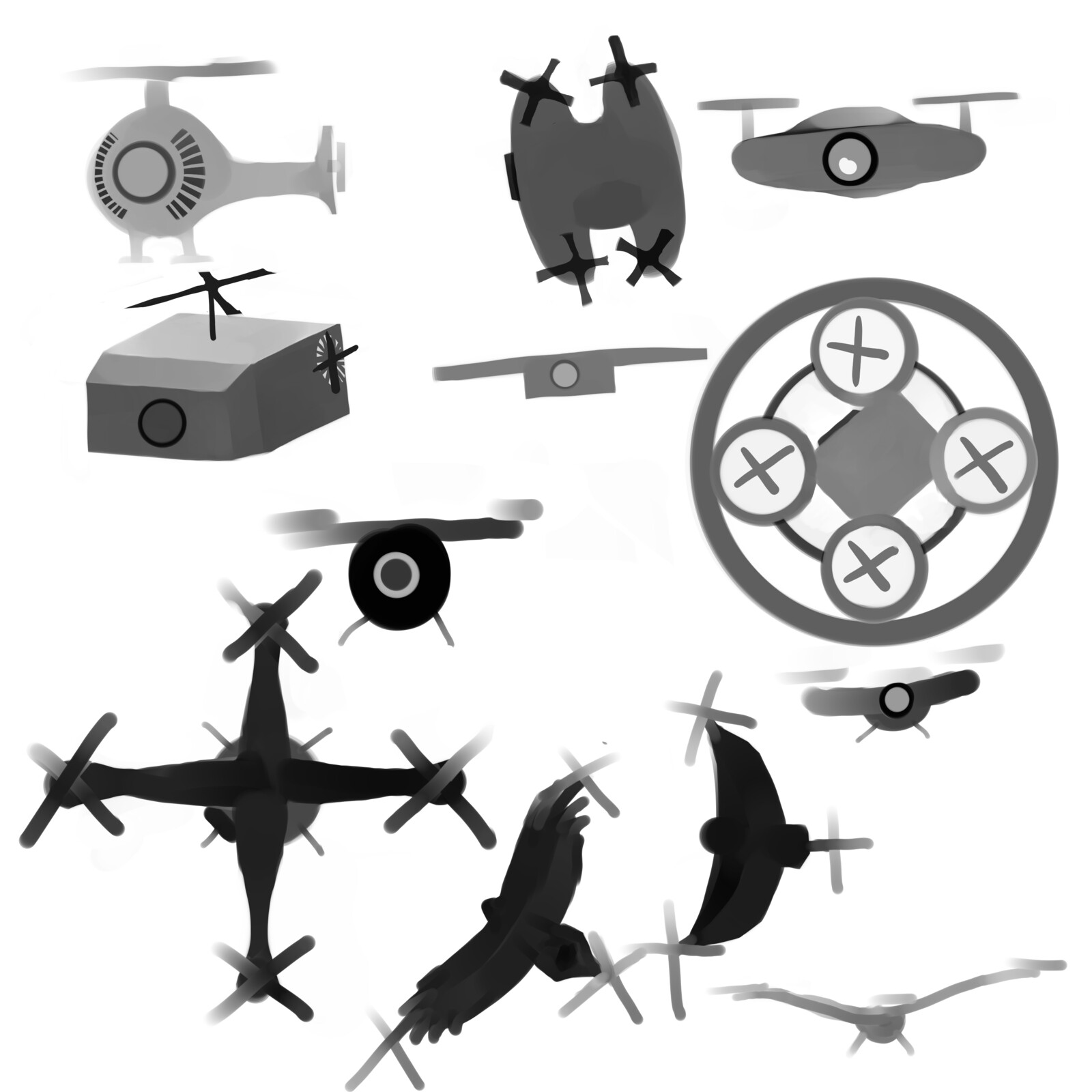 drone sketches