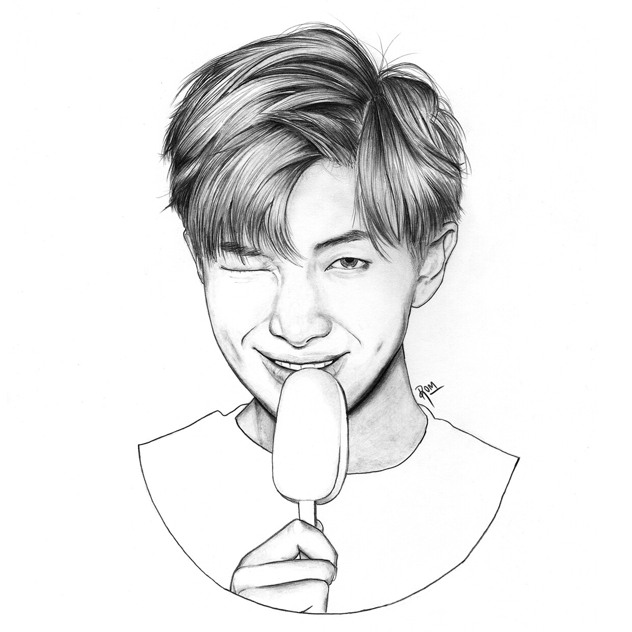 Pencil sketch Drawing of BTS (Jungkook) || Drawing Tutorial || Face Drawing  || 防弾少年団 - YouTube
