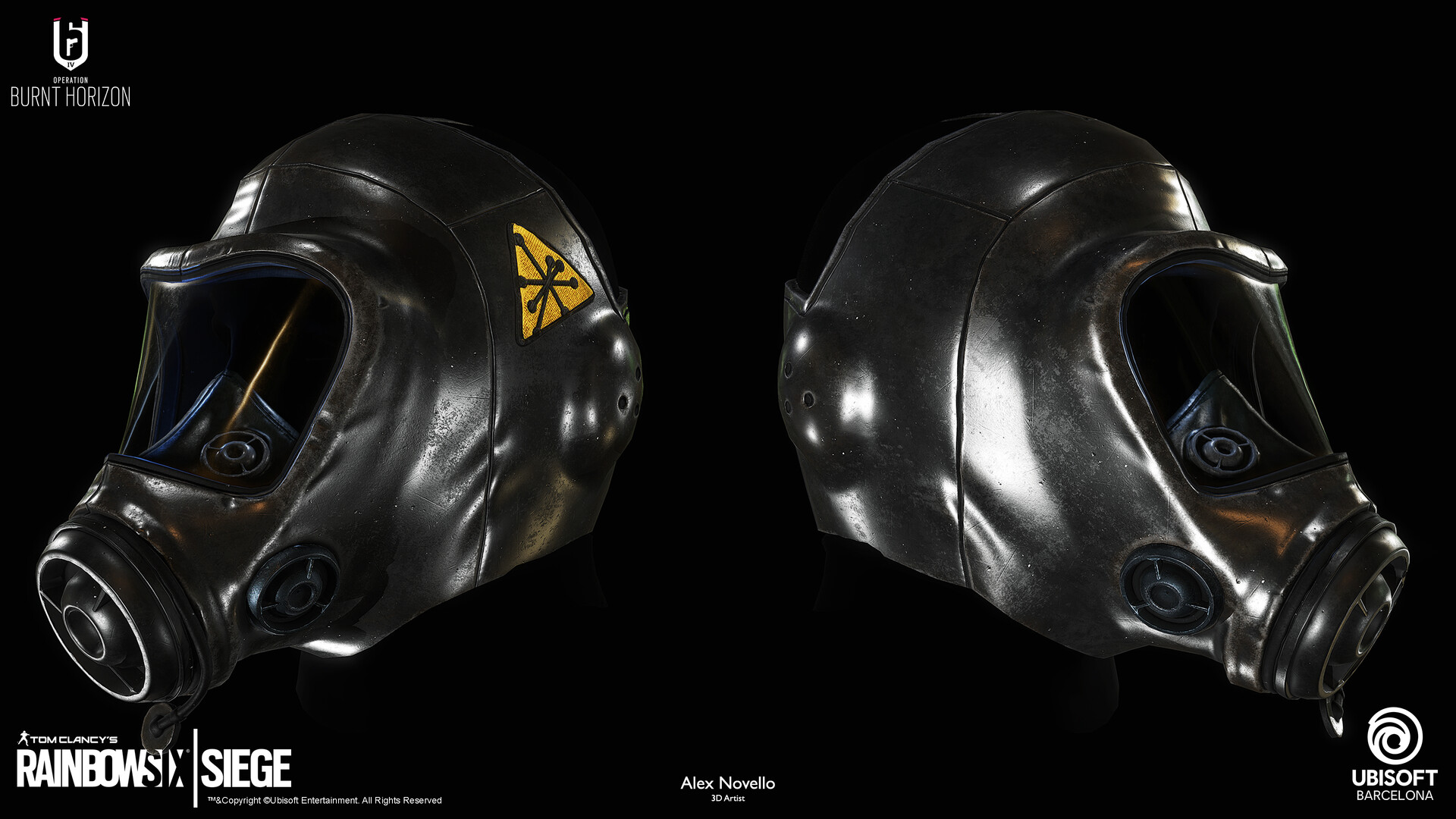 Artstation Ubisoft Rainbow Six Siege Gray Volatile Headgear Alex Novello