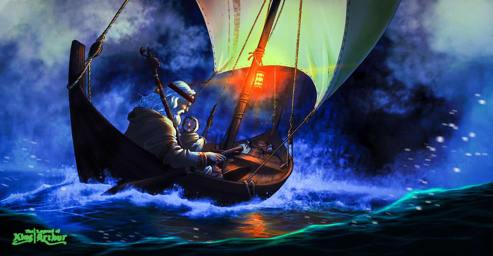 ArtStation - Sketch Merlin & Arthur for the challenge 2019!