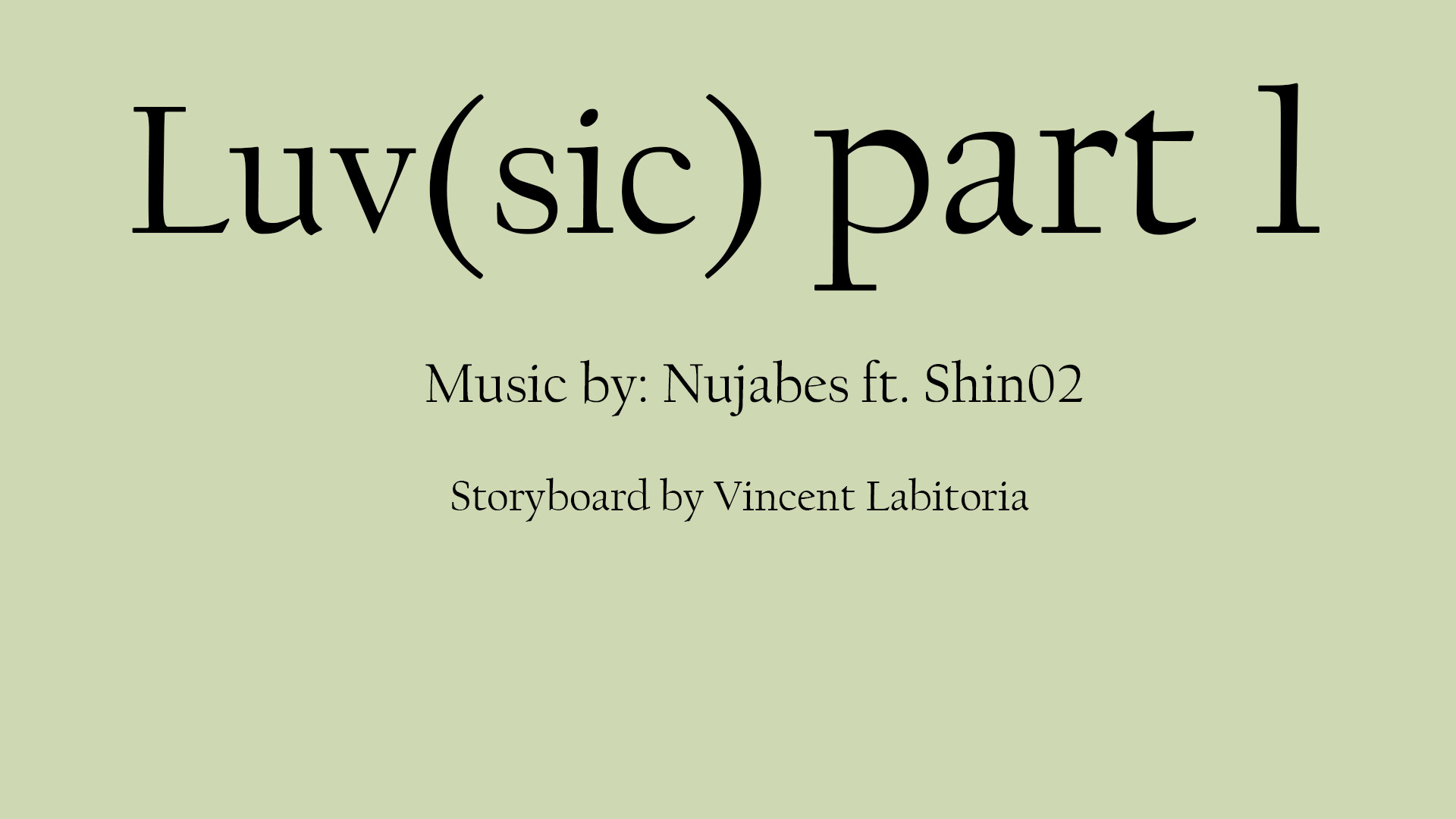 Artstation Luv Sic Part 1 Storyboards Vincent Lee Labitoria