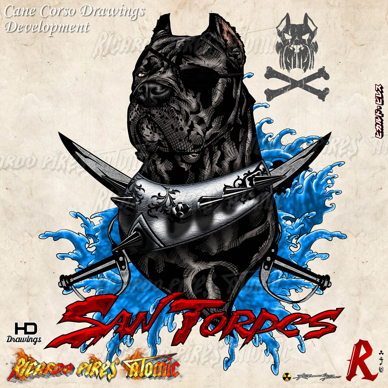 Artstation Cane Corso Pirate Designs Ricardo Pires Atomic