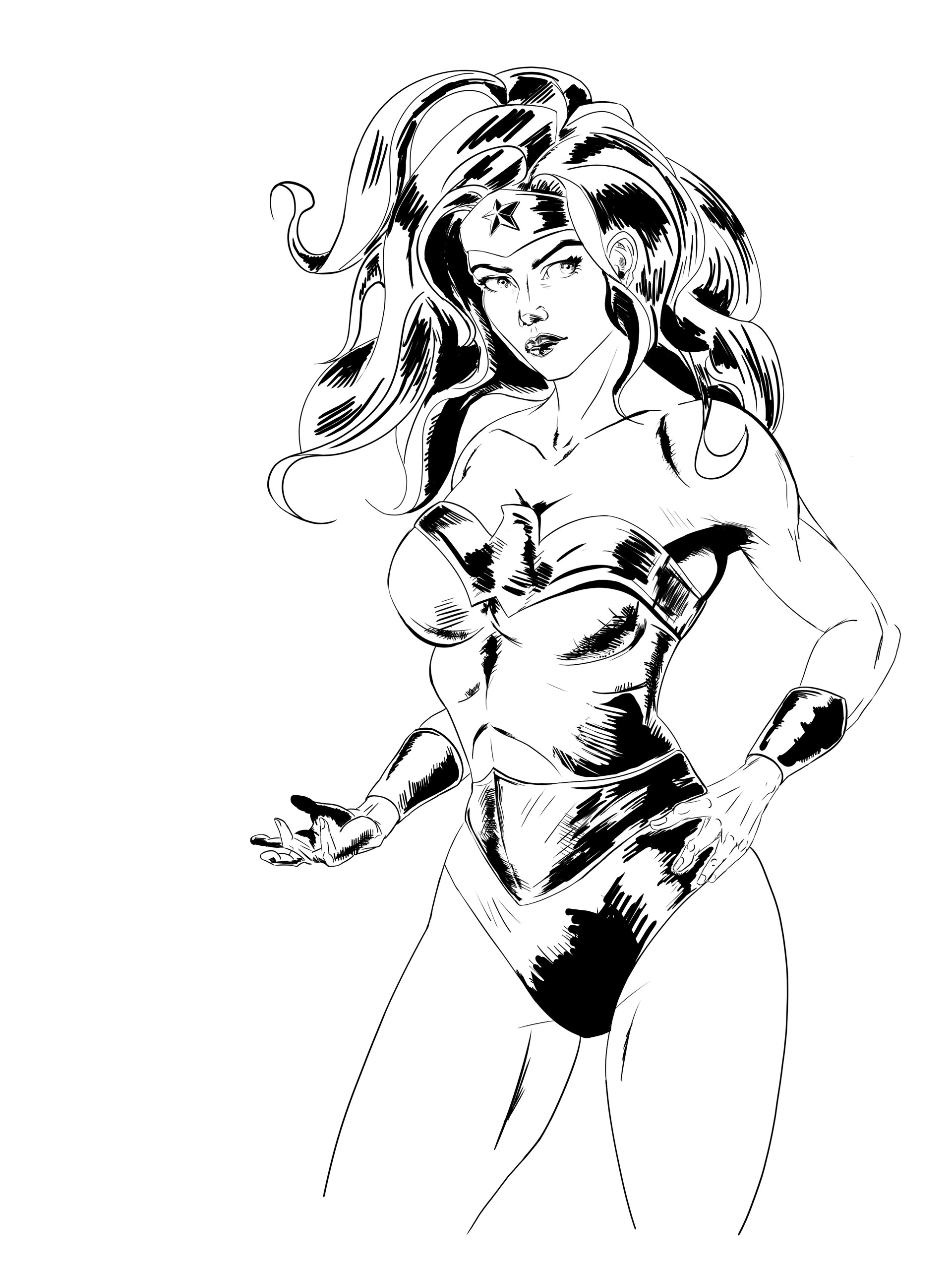 Jose Rigel - Jack Kirby Inspired Wonder Woman
