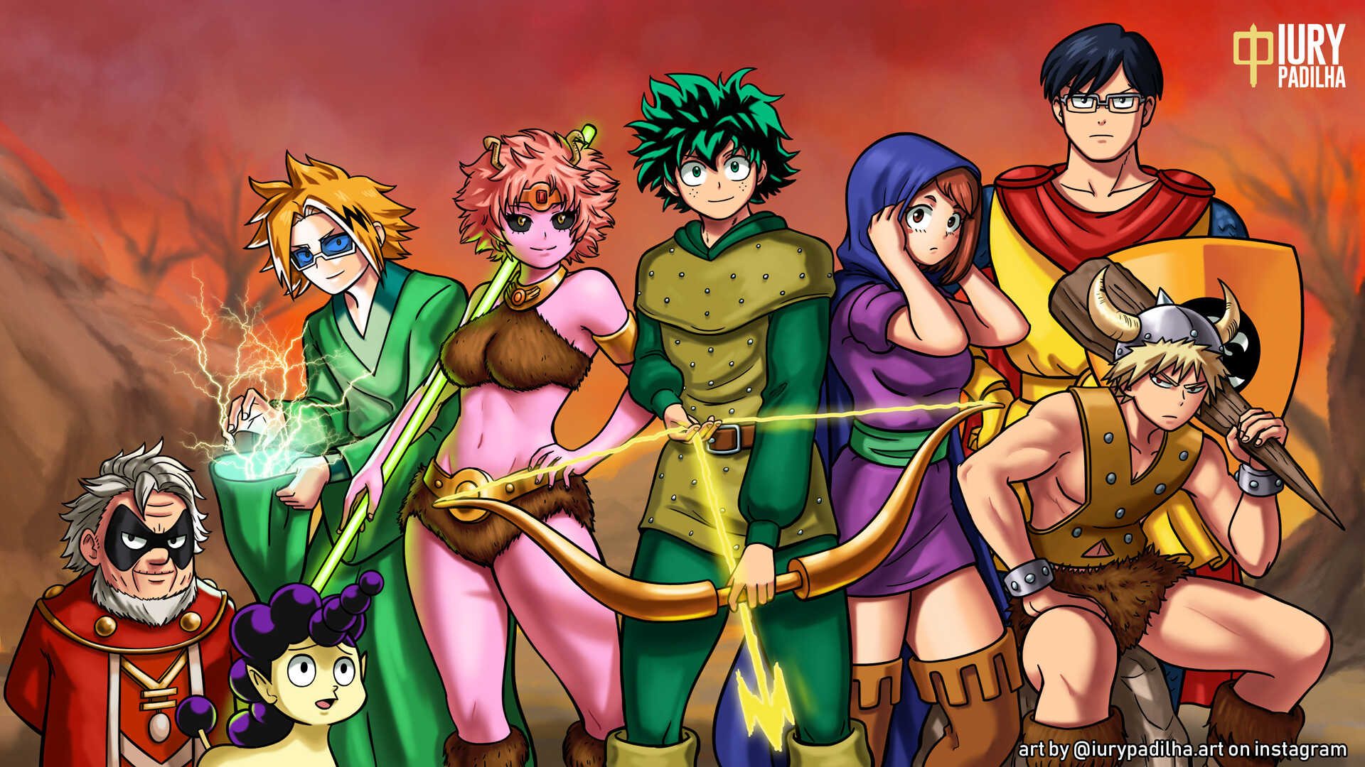 Artstation Crossover My Hero Academia And D D Iury Padilha