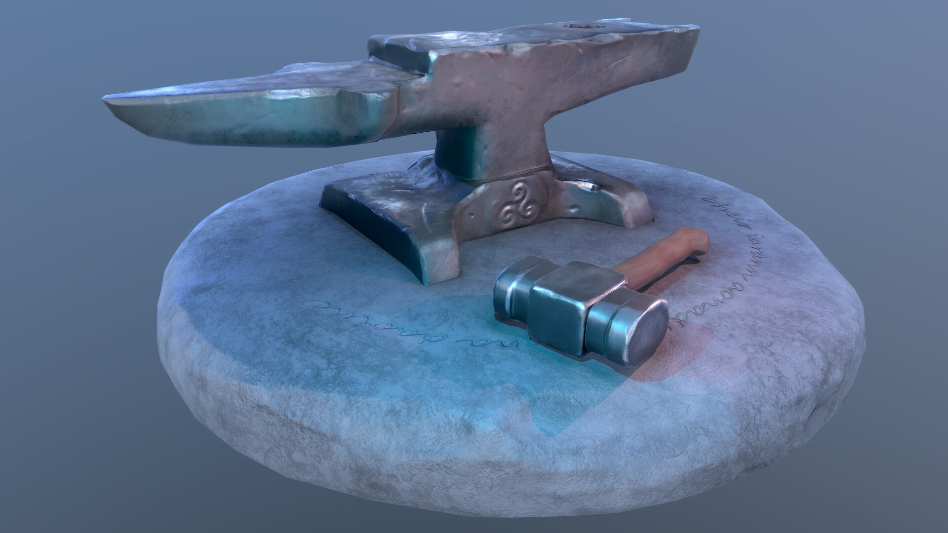 Ancient anvil shop