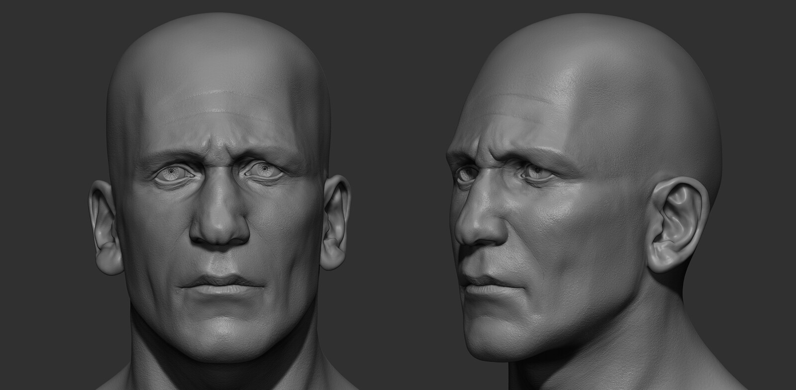 head sculpting detail