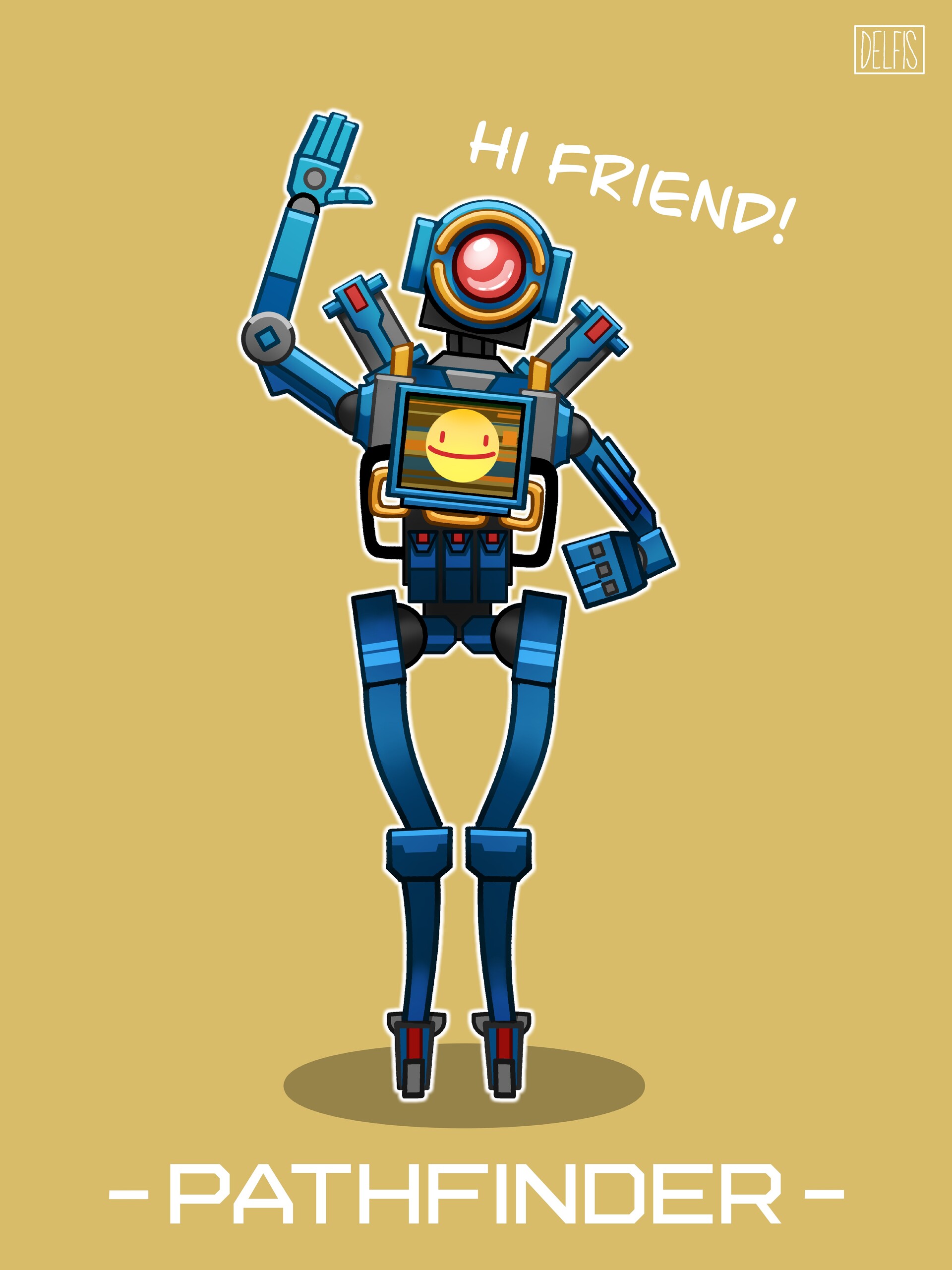 Nikita Delfis Cherkezov Home screen pathfinder wallpaper pathfinder apex fanart. none