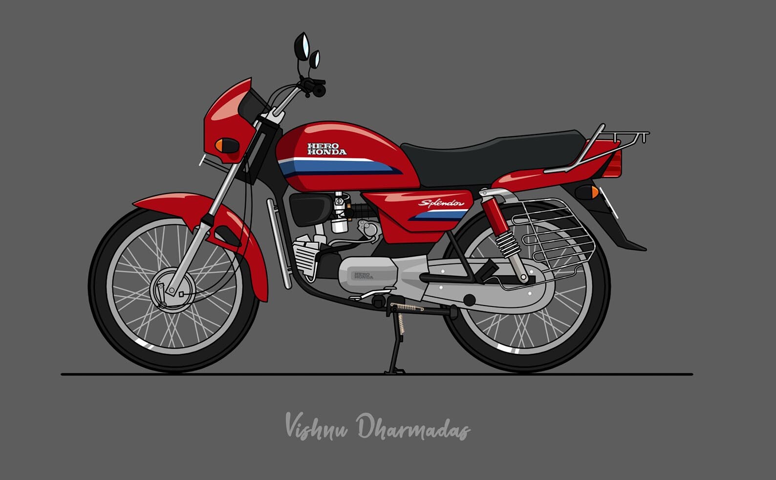 old hero honda splendor