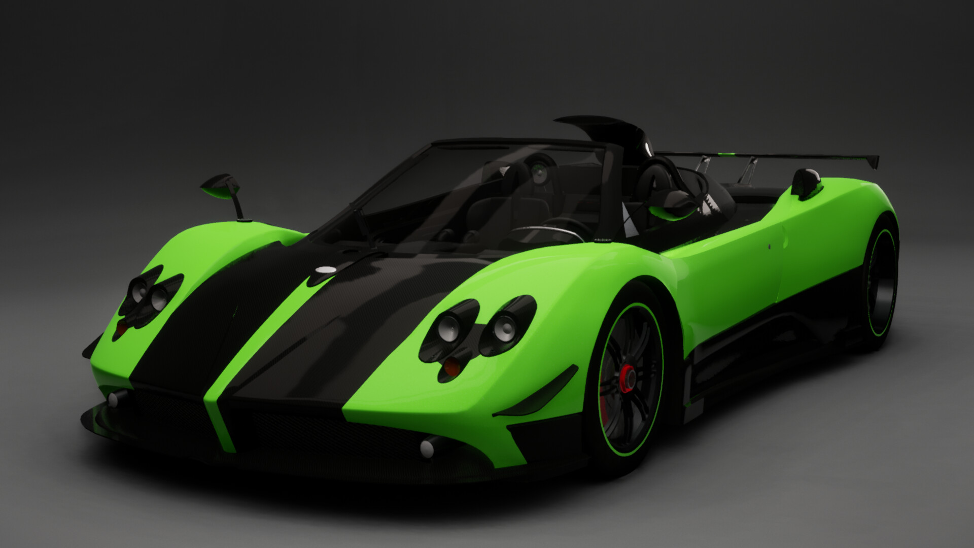 Artstation Pagani Zonda Cinque Roadster Sam Price