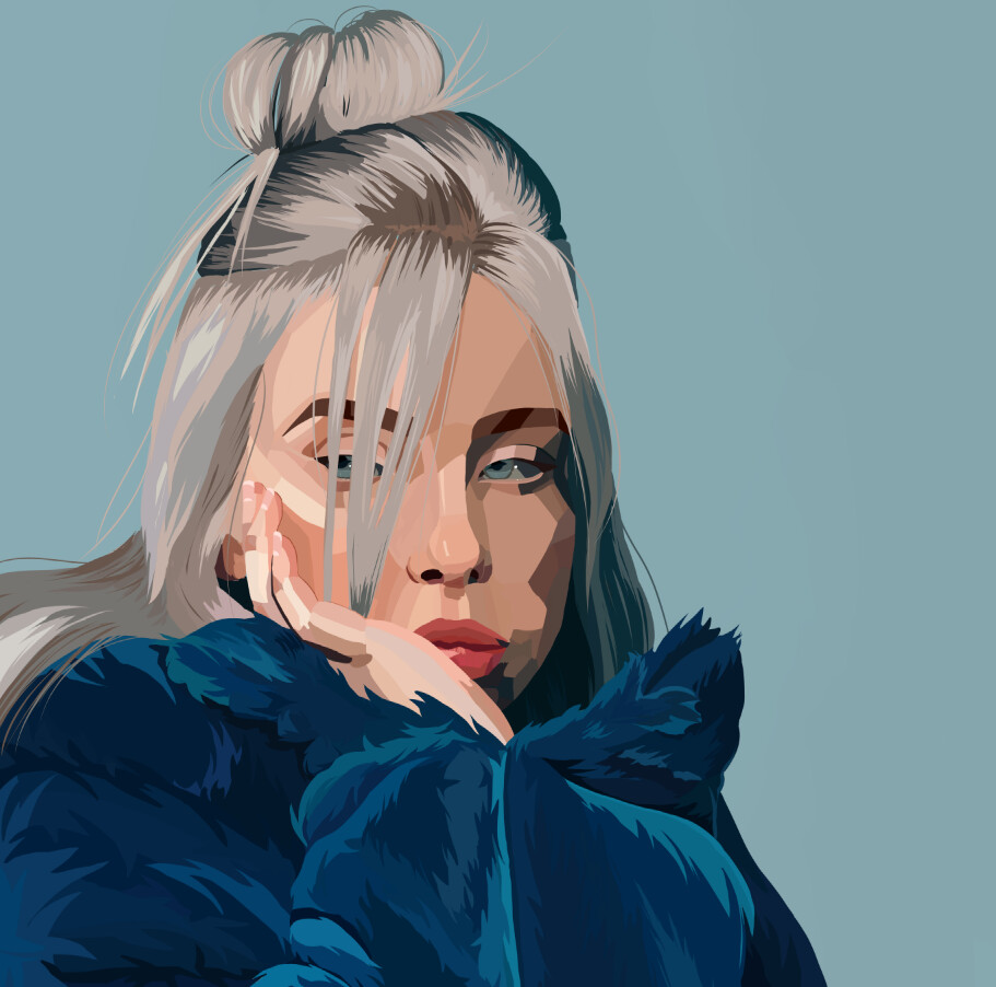 Artstation Billie Eilish Clara Prevot