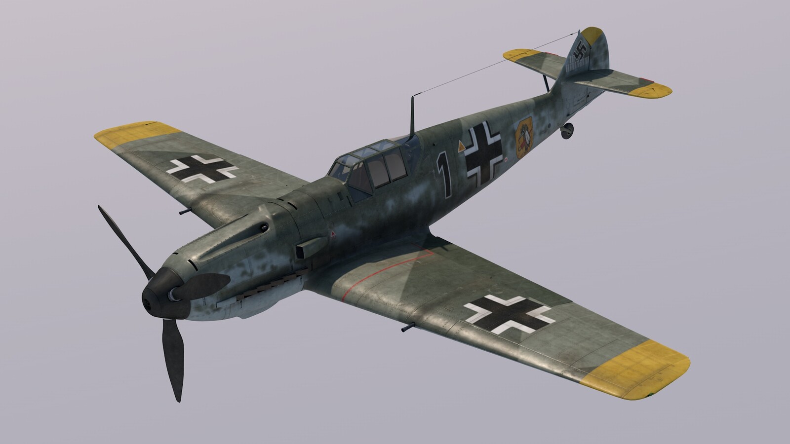 Bf-109E of 5./JG51, Lt. Horst Tietzen