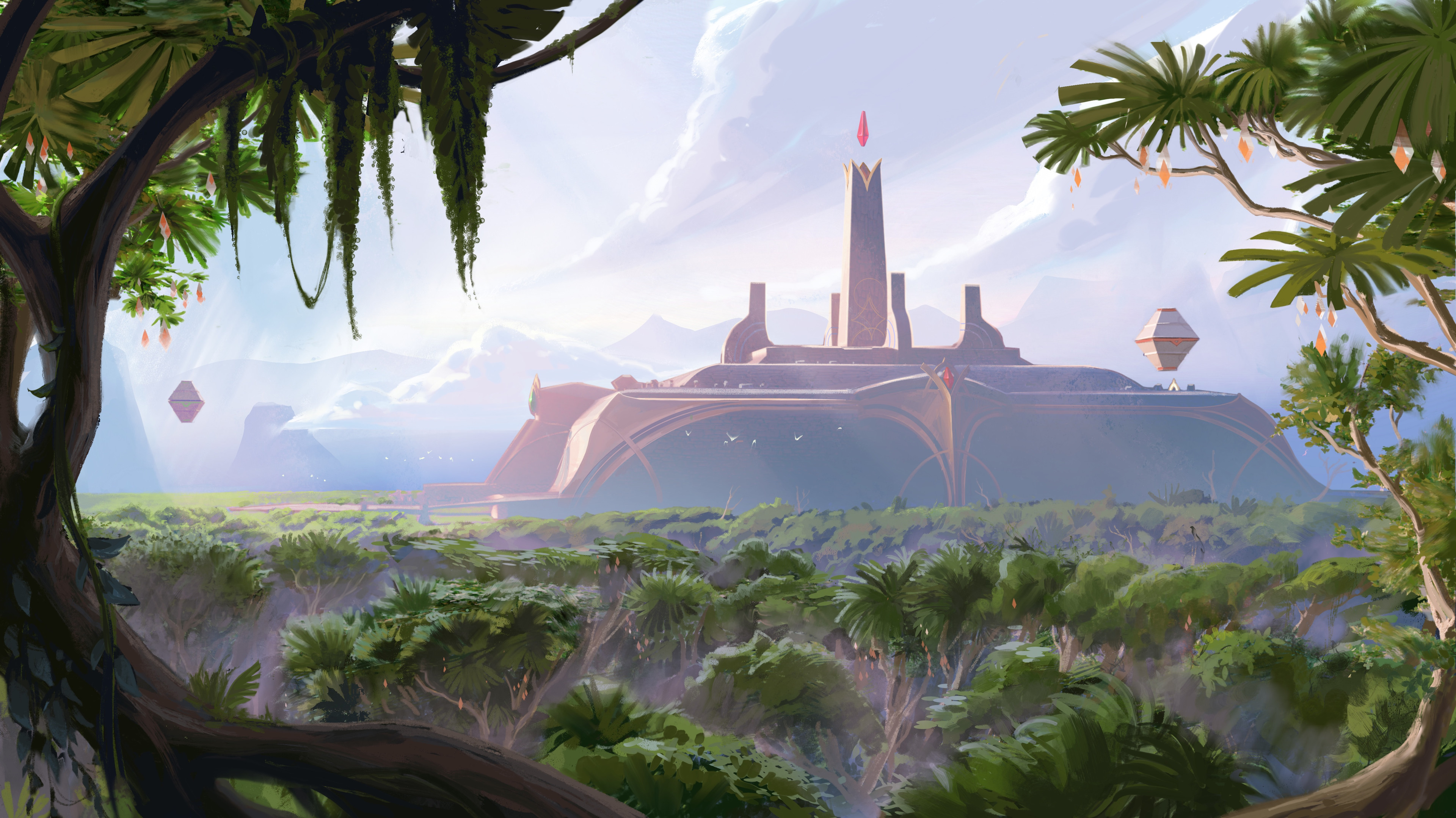 In truth, Ixtal is not the uninhabited wilderness many imagine. Far from prying eyes and greedy hands, the sprawling arcologies of Ixaocan remain safely hidden by the deepest rainforests. The cardinal arcology, seat of the ruling Yun Tal caste, has stood 