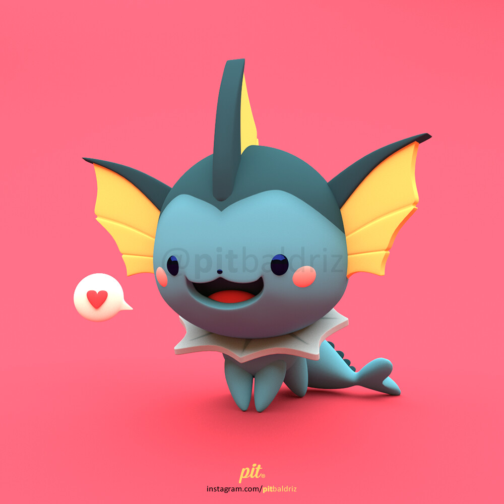 Artstation Vaporeon Pit Baldriz